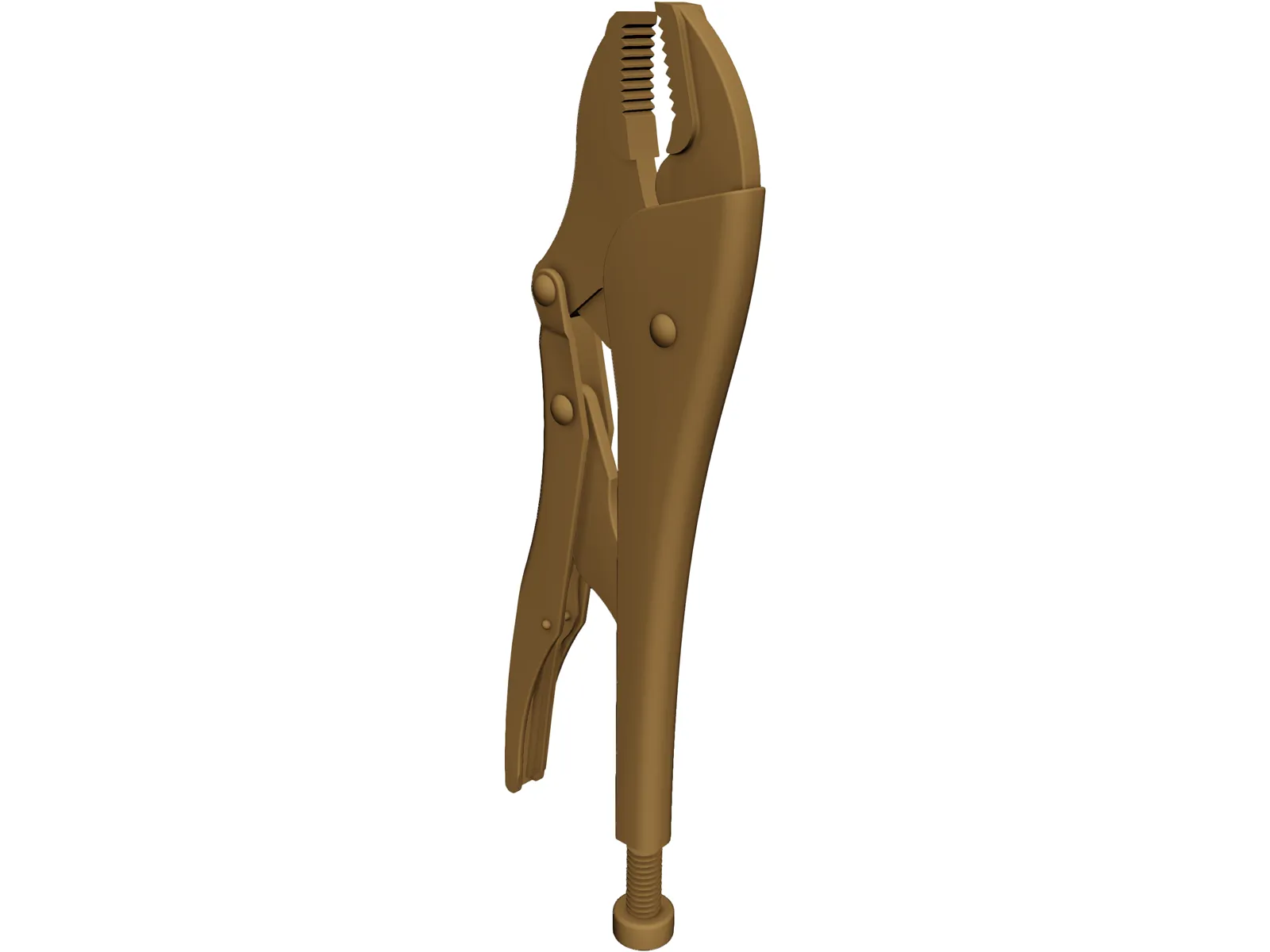 Vice Grip Plier 3D Model main preview