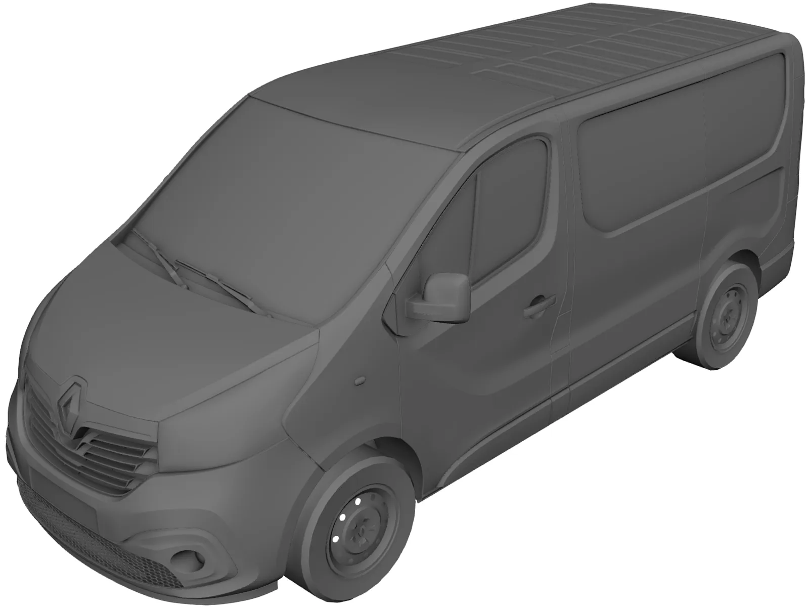 Renault Trafic 3D Model main preview