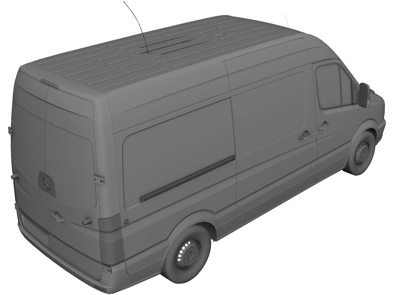 Mercedes-Benz Sprinter (2014) 3D Model main preview