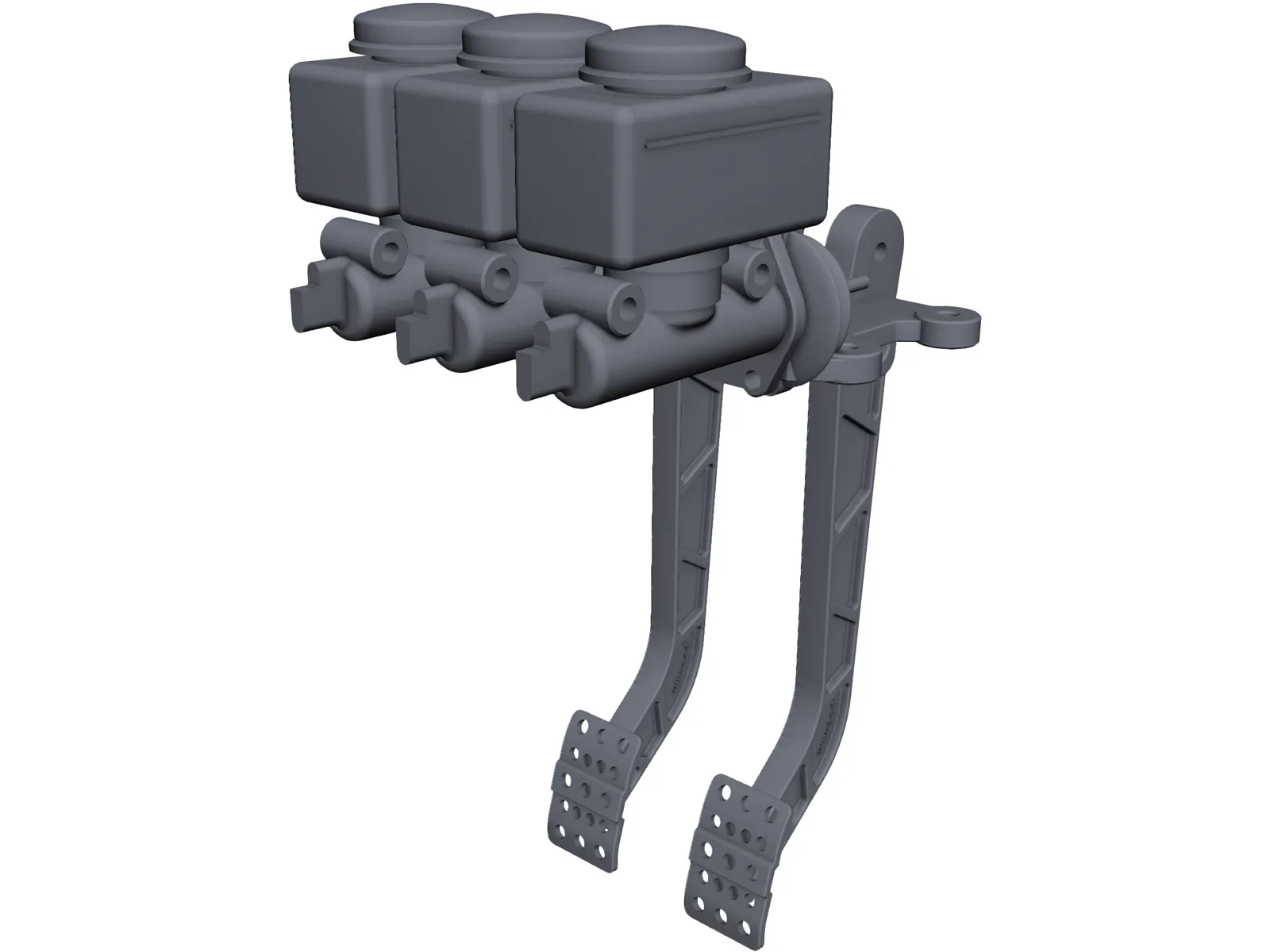 Wilwood Pedals Assembly 340 3D Model main preview