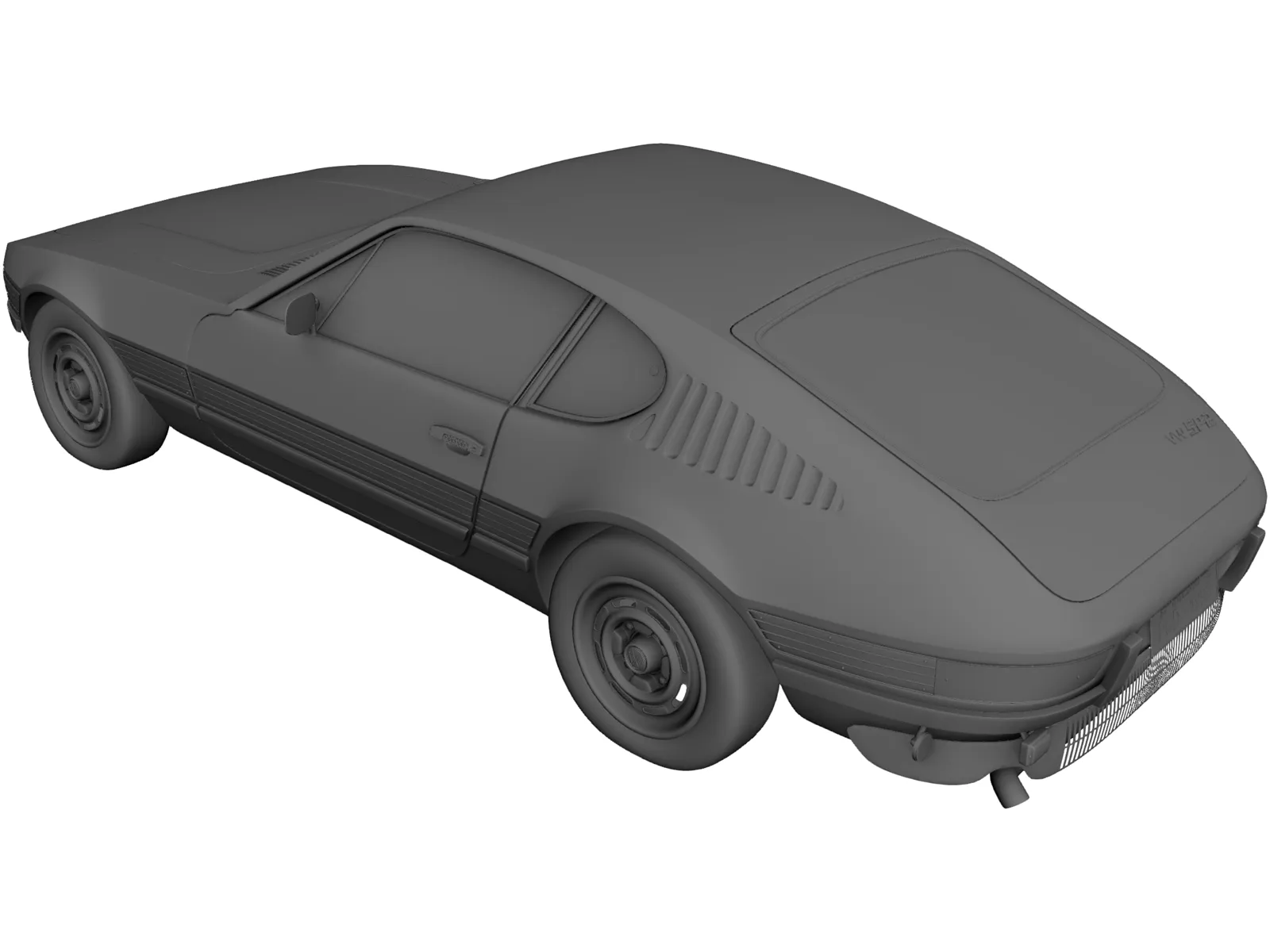Volkswagen SP2 (1975) 3D Model main preview