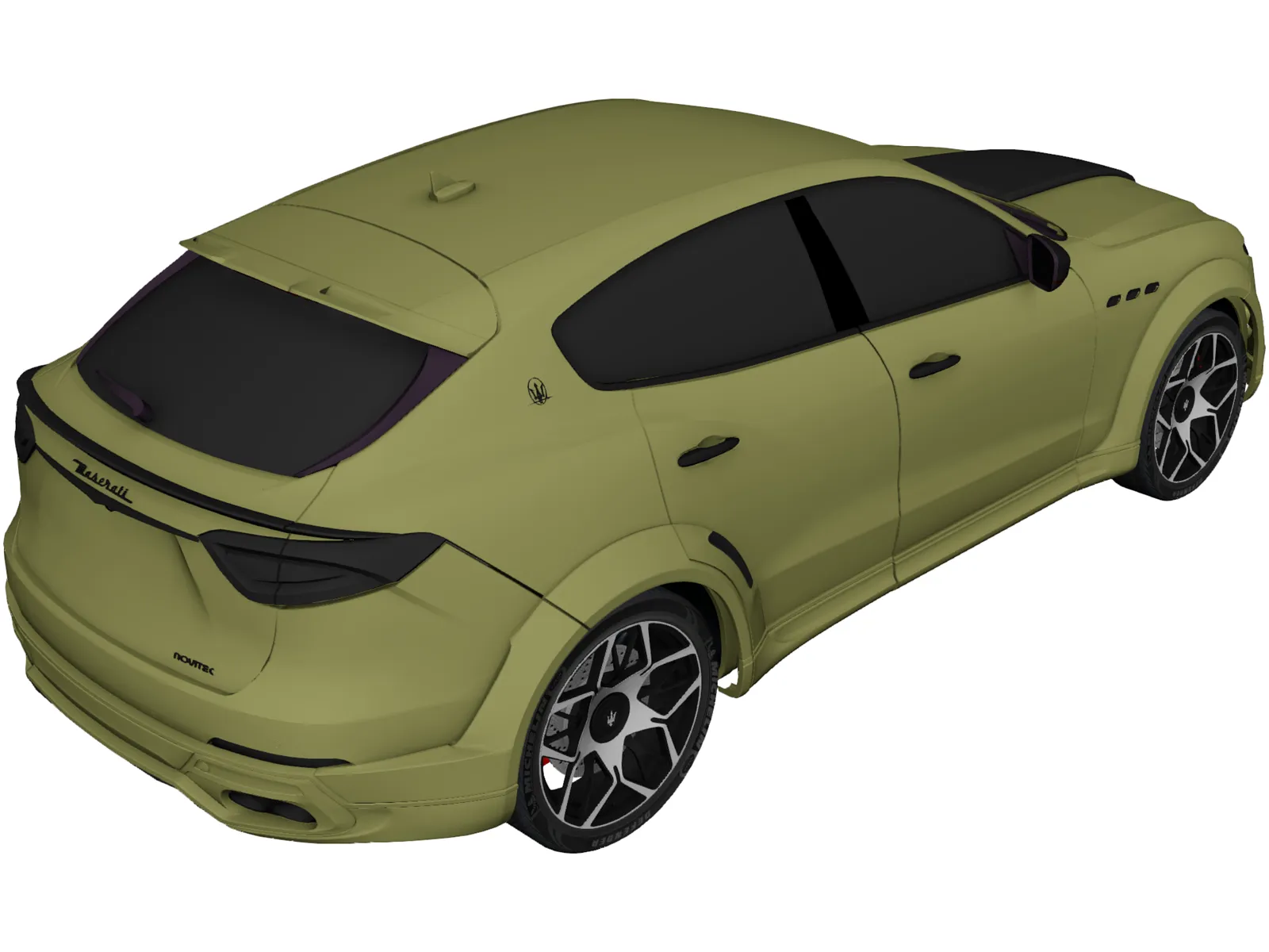 Maserati Levante Novitec (2016) 3D Model main preview