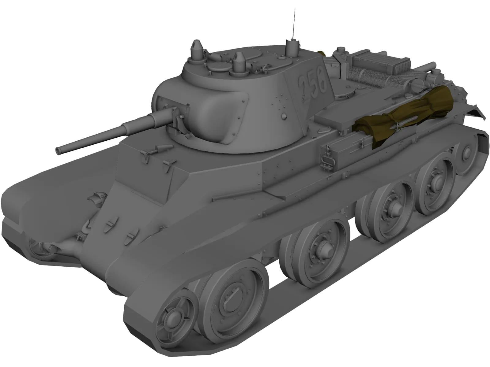 BT-7 3D Model main preview