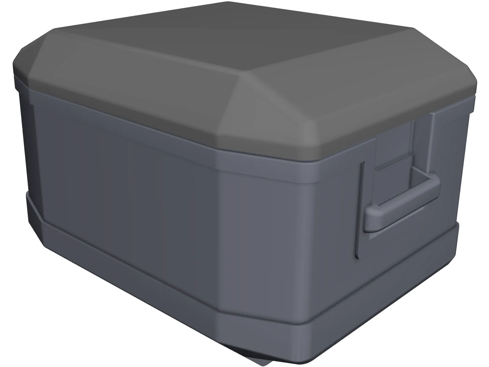 Hepco-Becker Xplorer 45 Topcase 3D Model main preview
