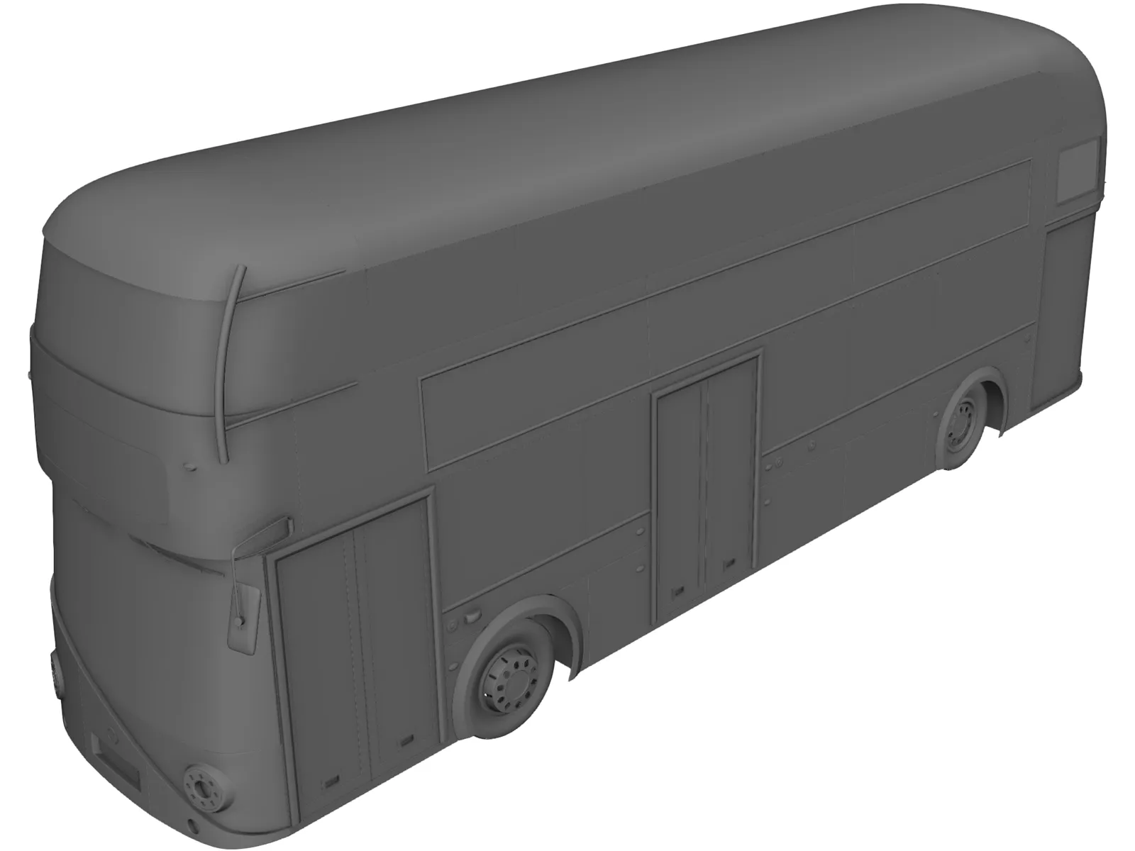London Bus 3D Model main preview