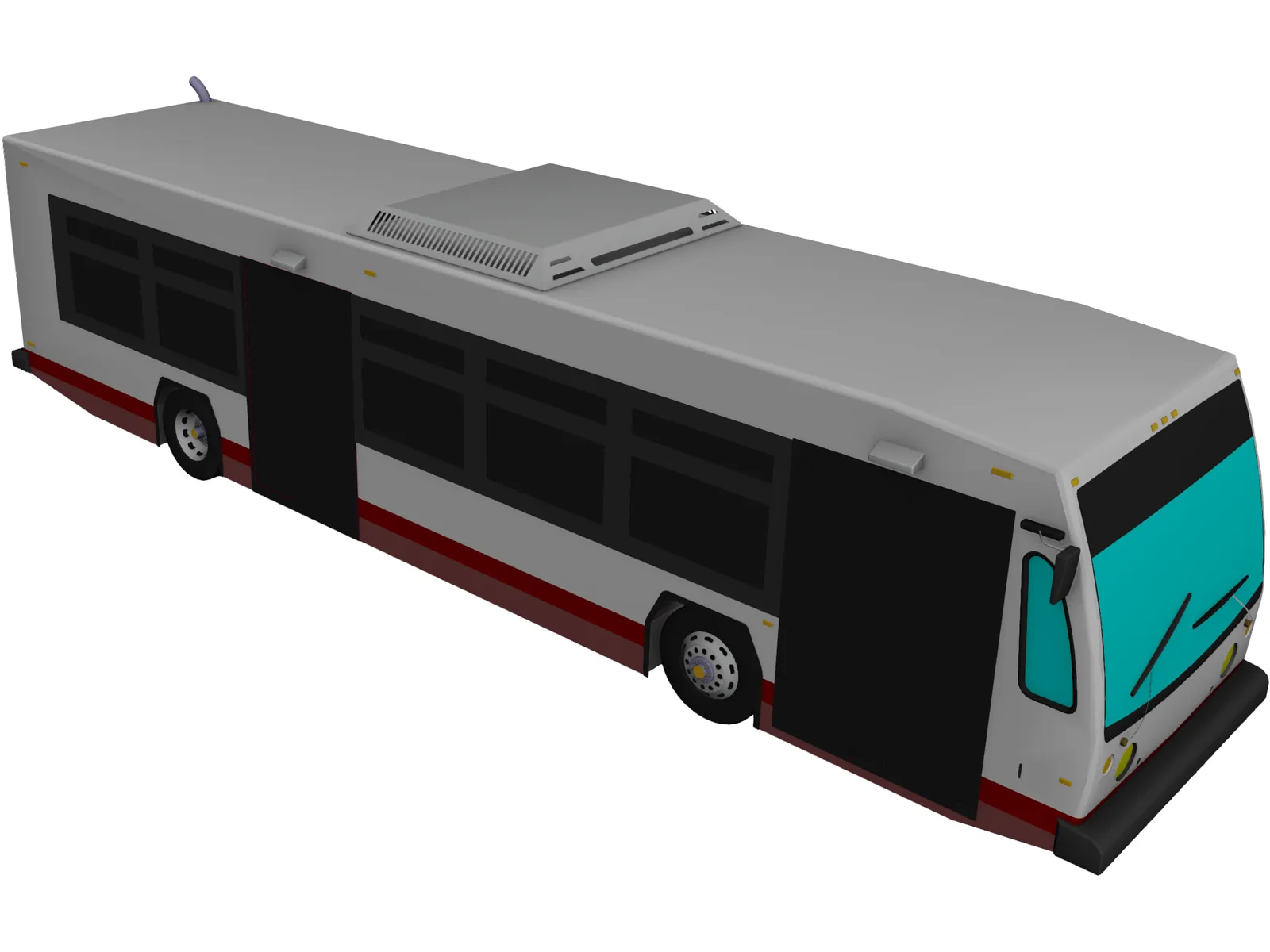 Bus LFSe Nova 3D Model main preview