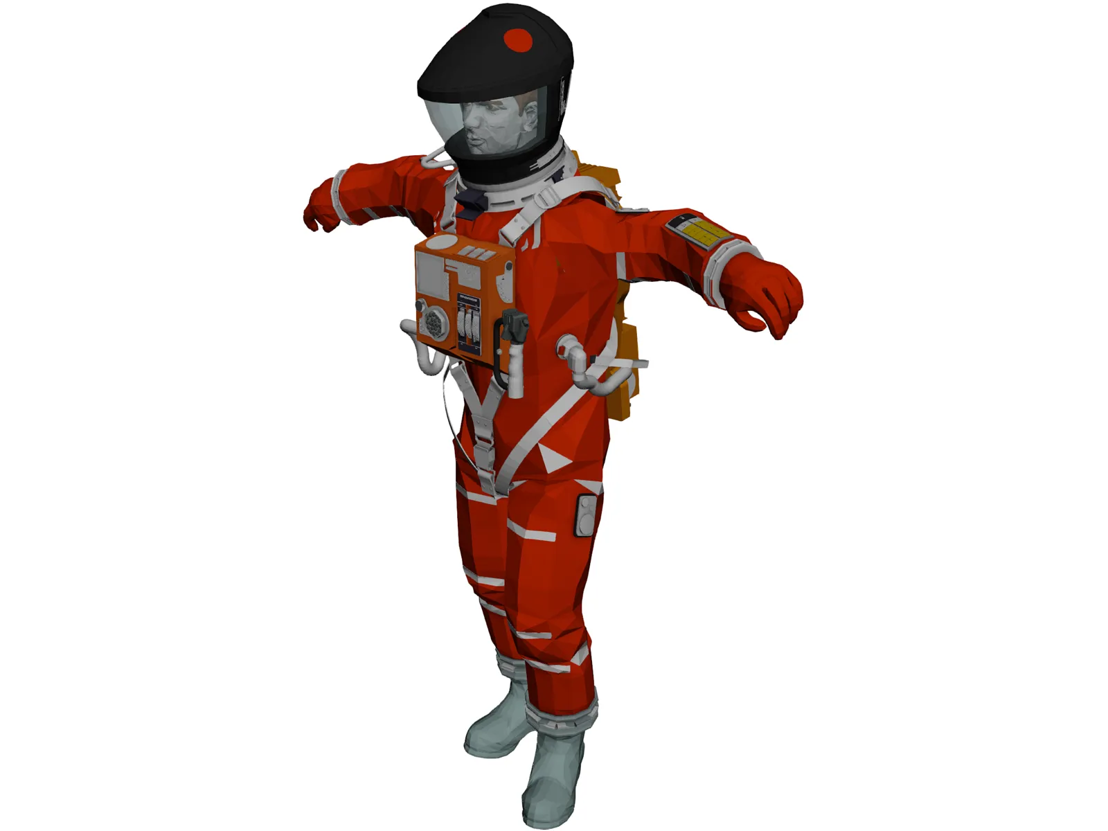 Astronaut 3D Model main preview