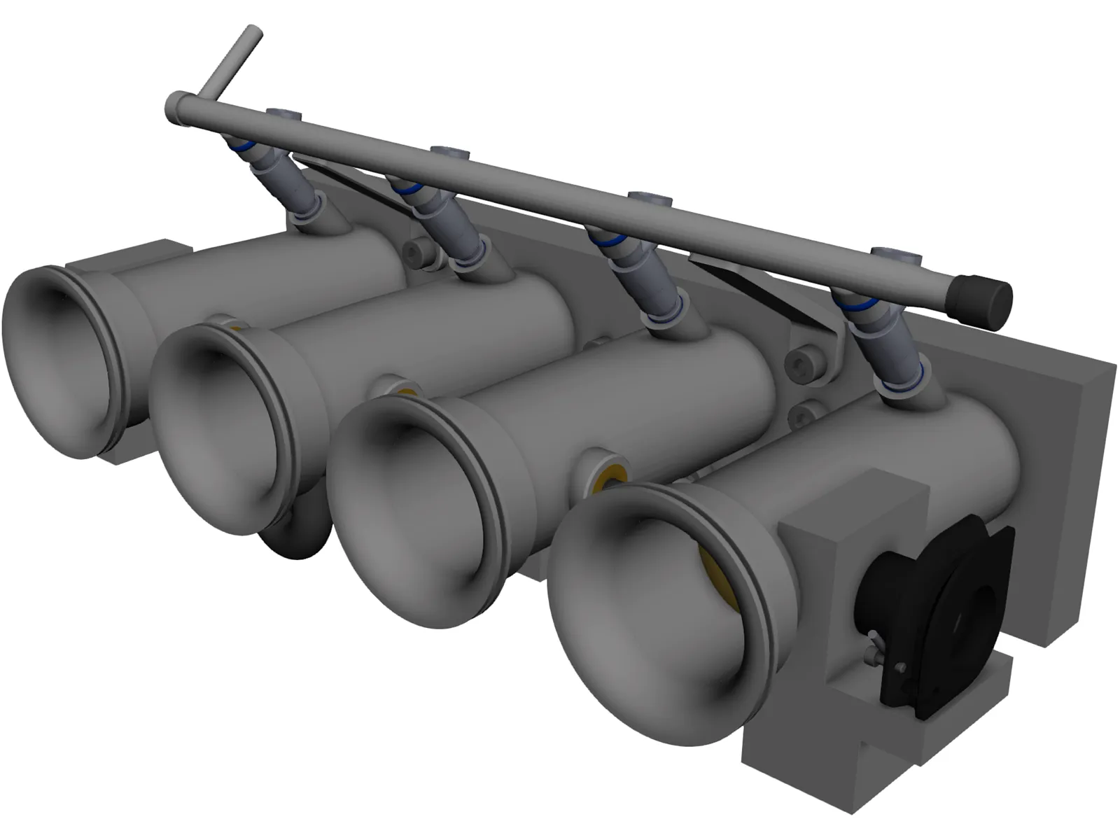 Custom ITB Manifold 3D Model main preview