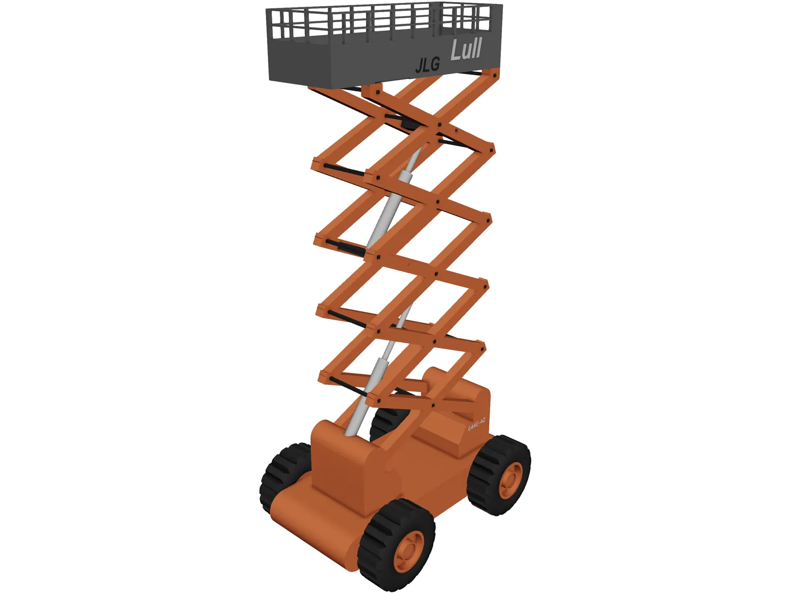 Clawder Crane 3D Model main preview