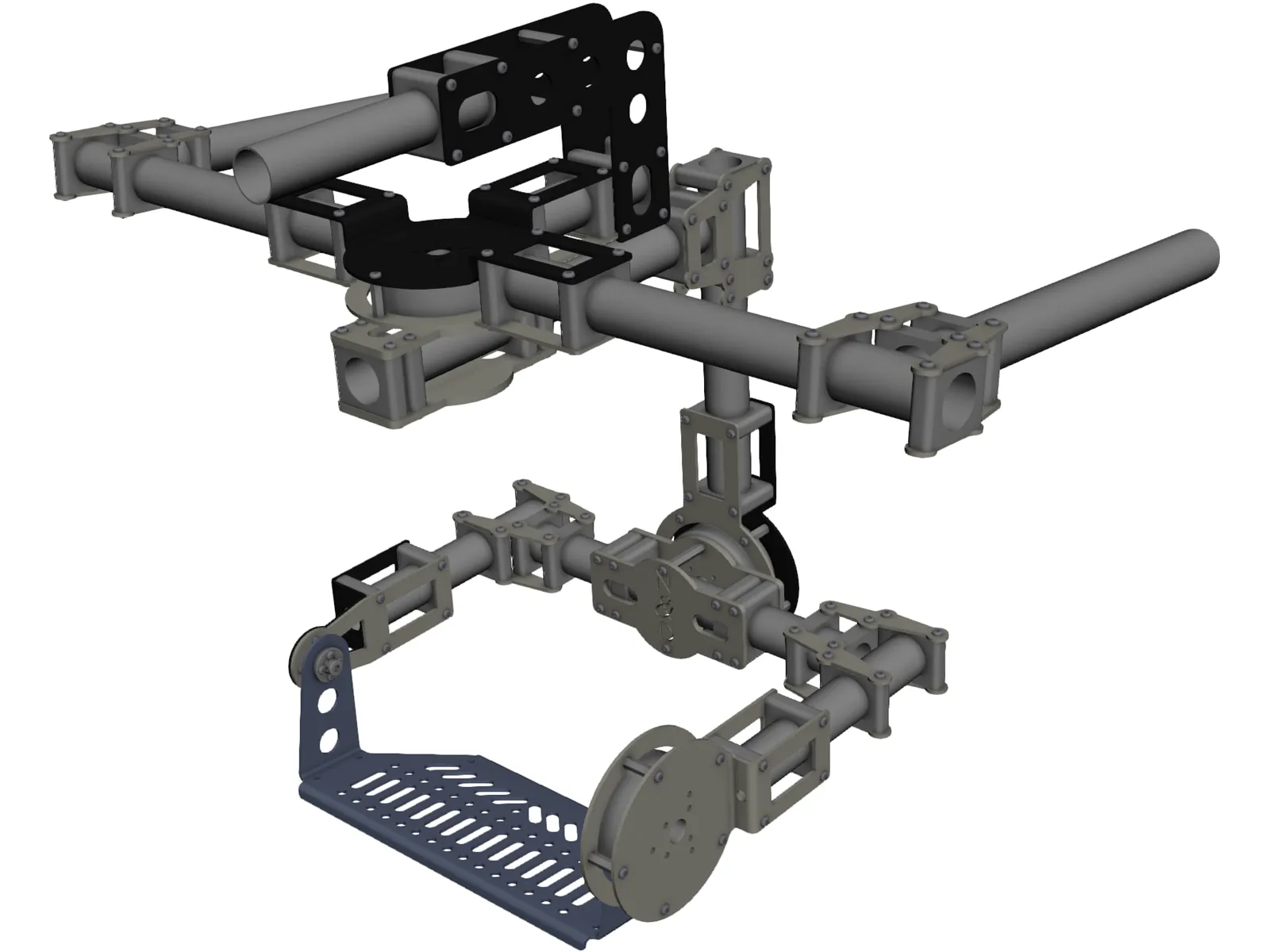 Gimbal 3D Model main preview