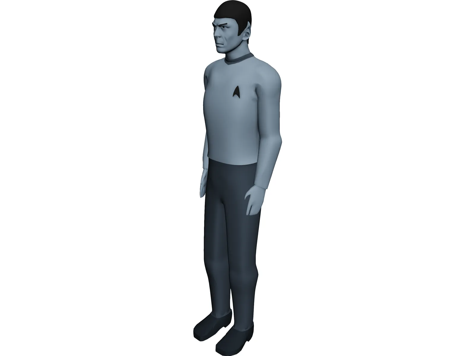 Spock 3D Model main preview