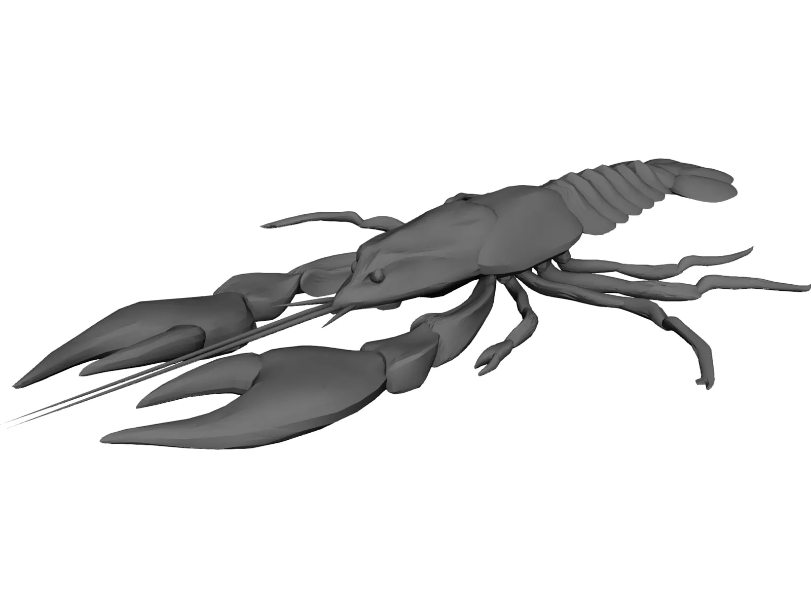 Lobster 3D Model main preview