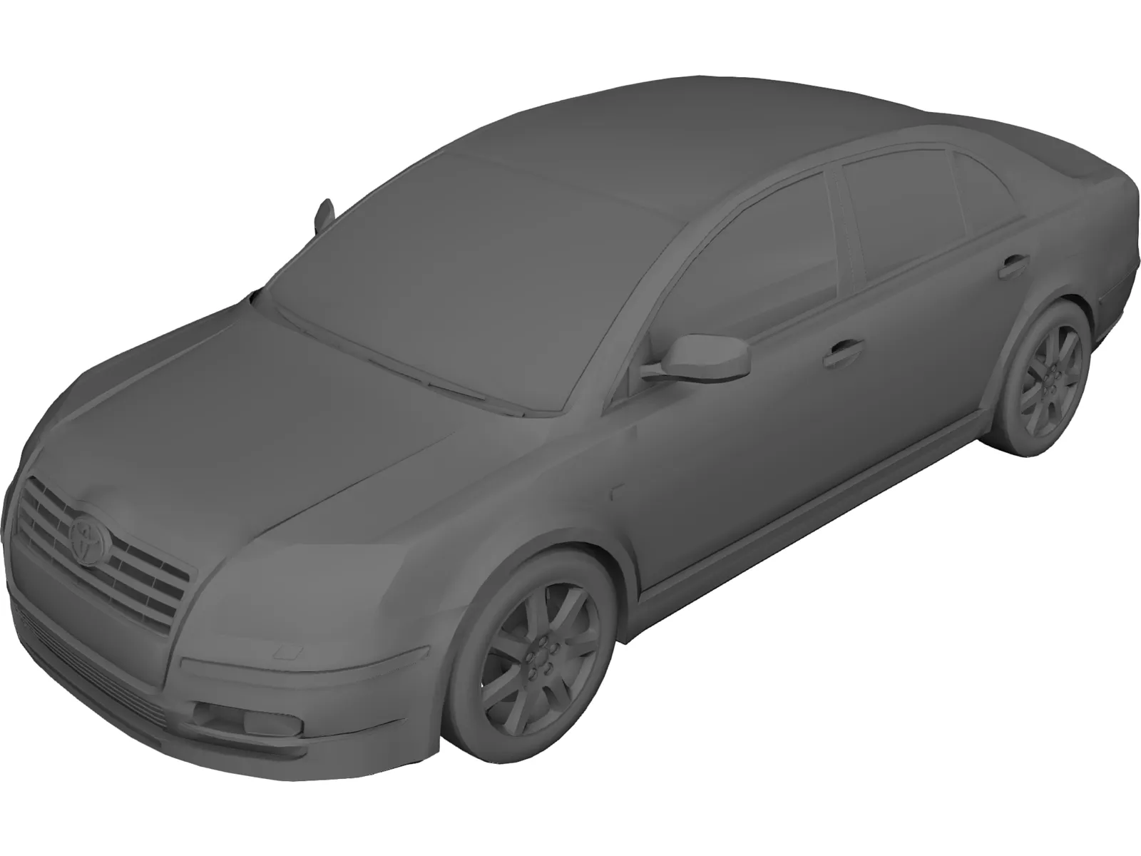 Toyota Avensis (2006) 3D Model main preview