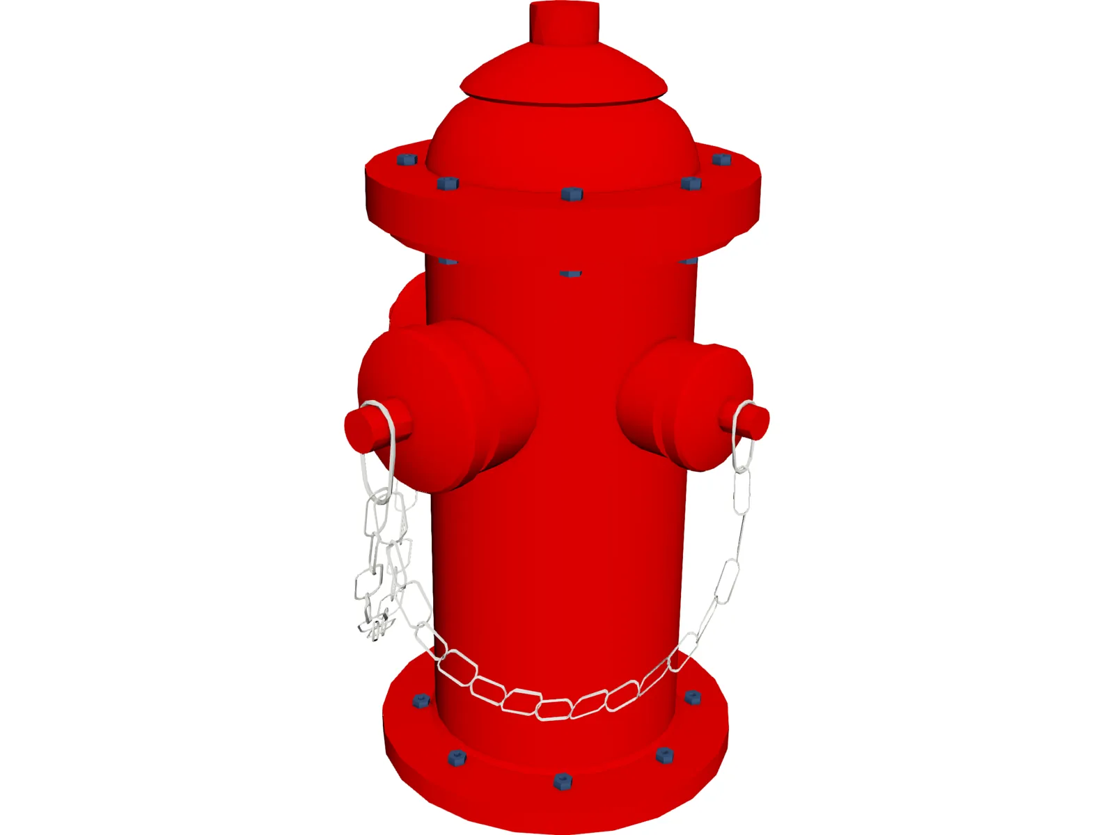 Fire Hydrant 3D Model main preview