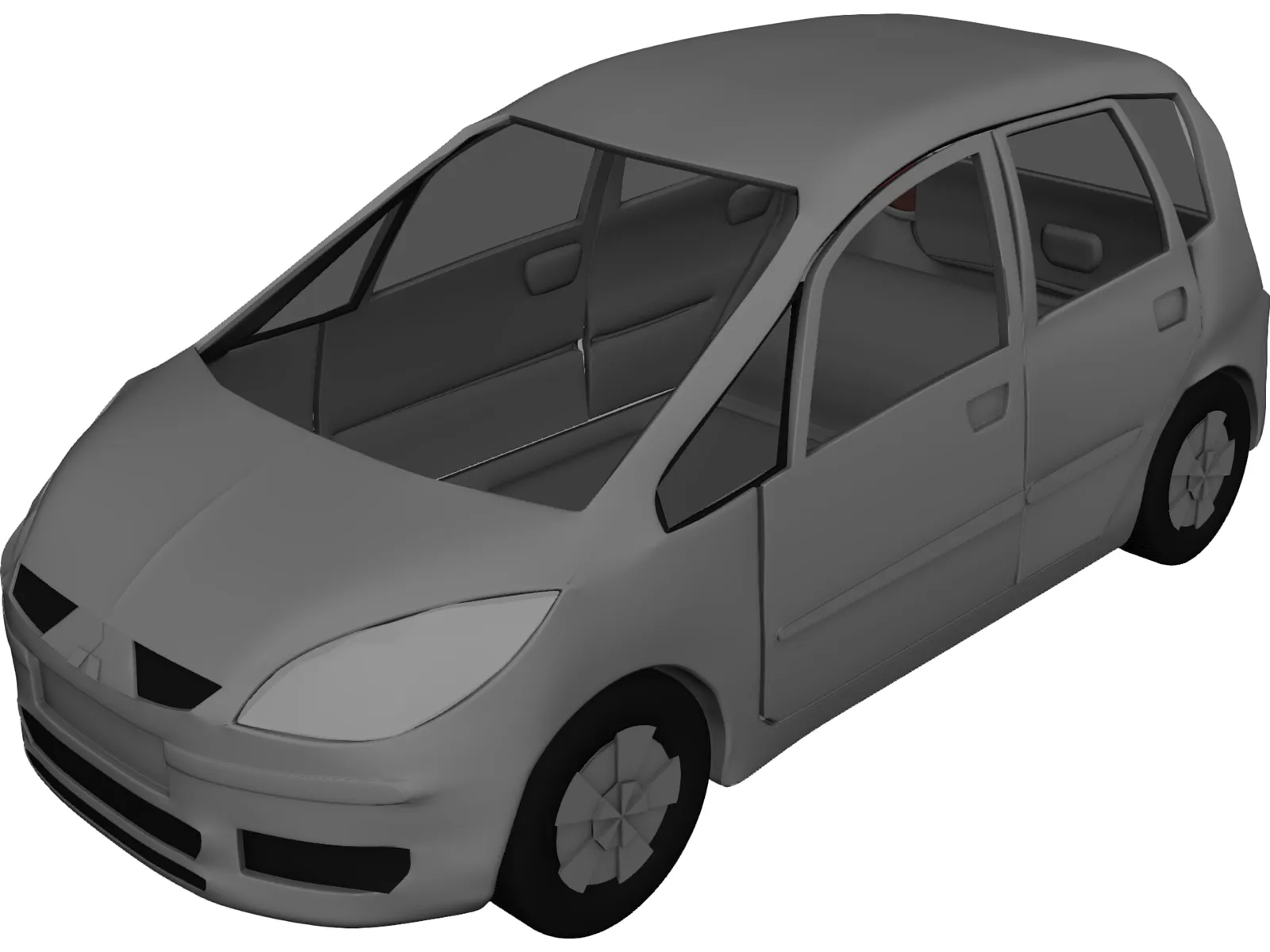 Mitsubishi Colt 5-door 3D Model main preview
