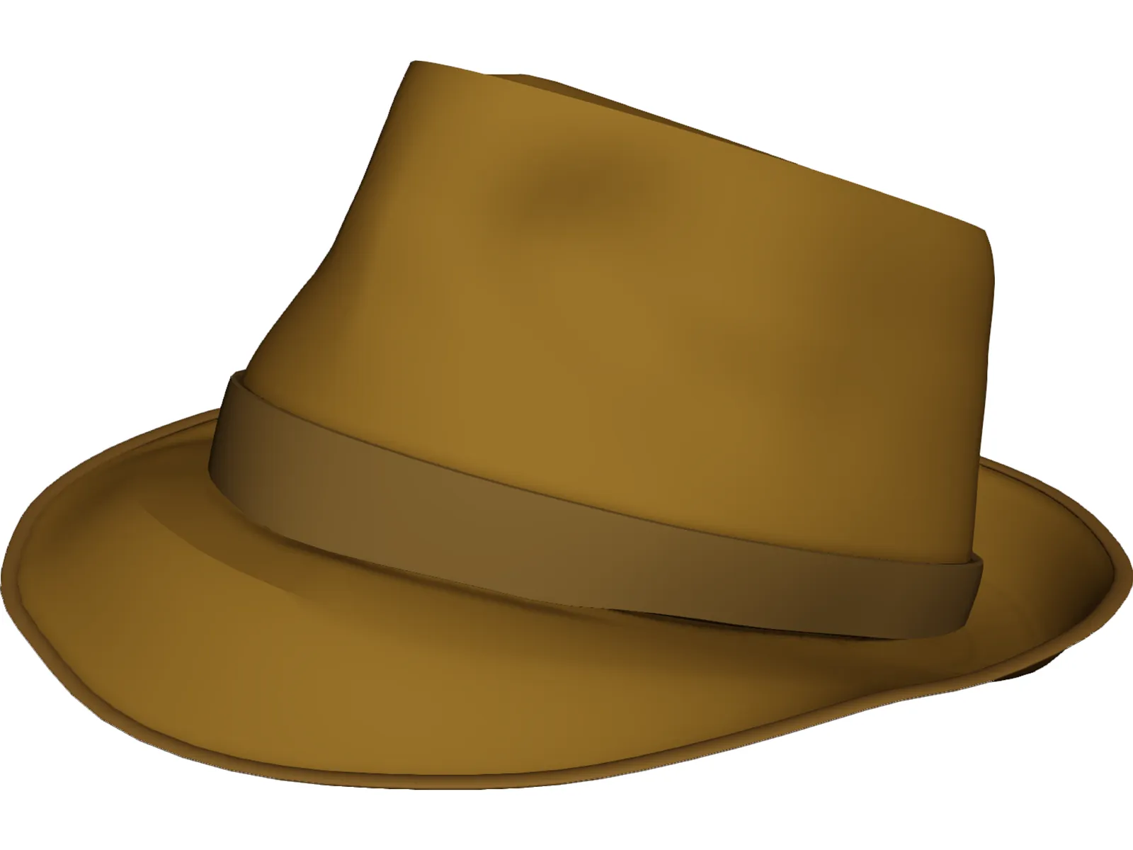 Fedora Hat 3D Model main preview