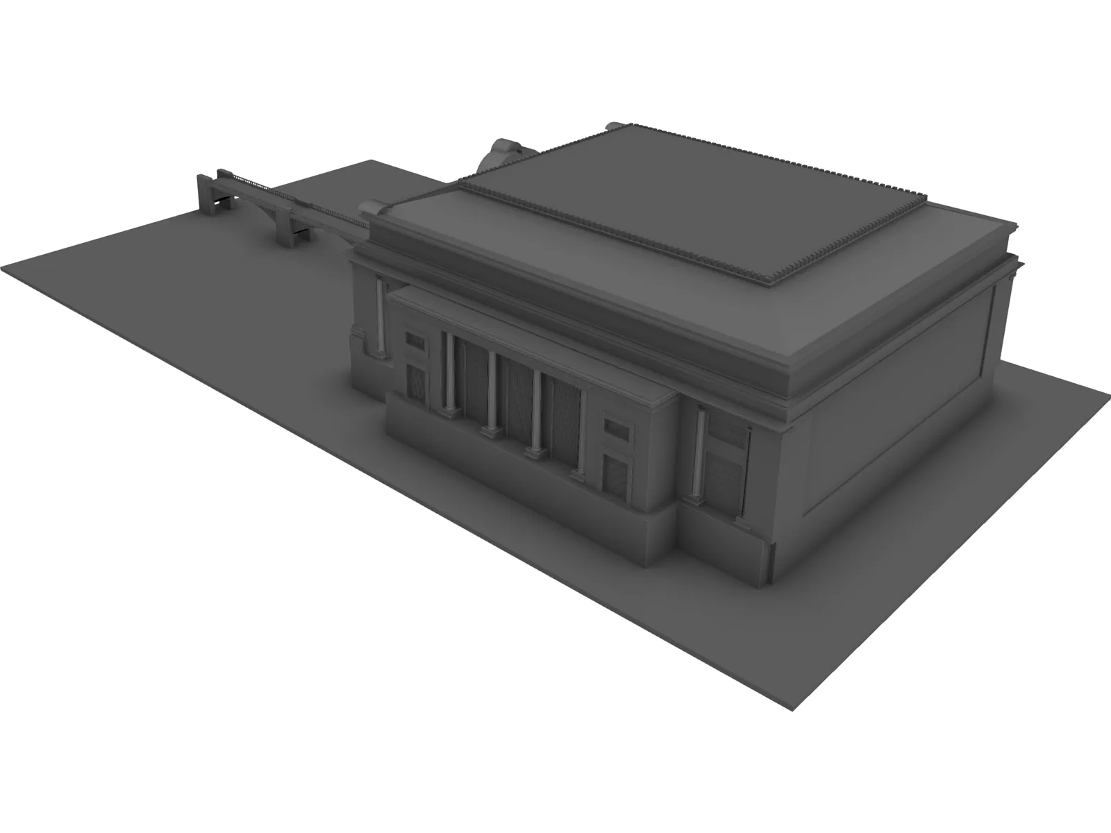 Grand Central Terminal 3D Model main preview