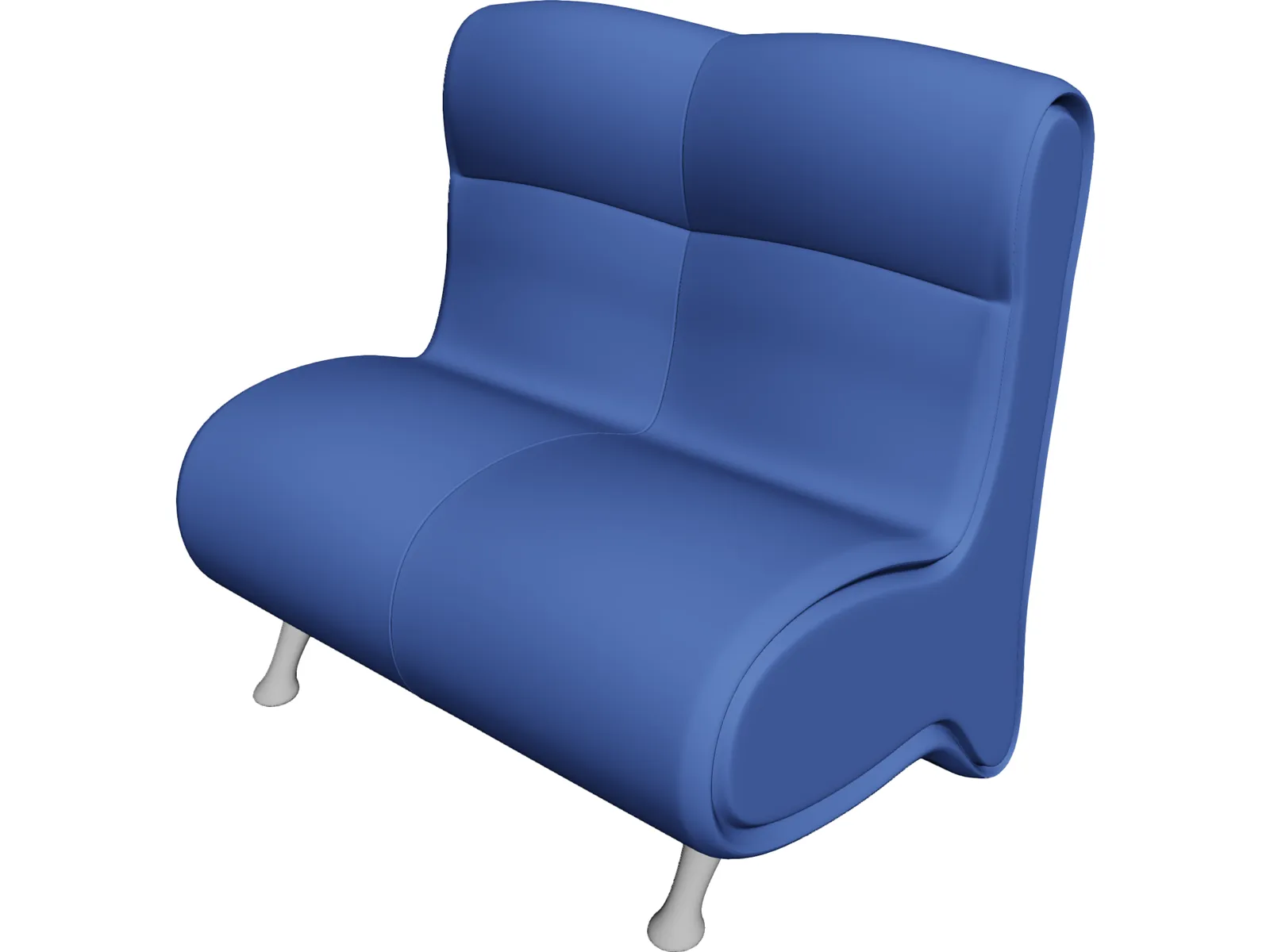 Arm Chair Blues 3D Model main preview