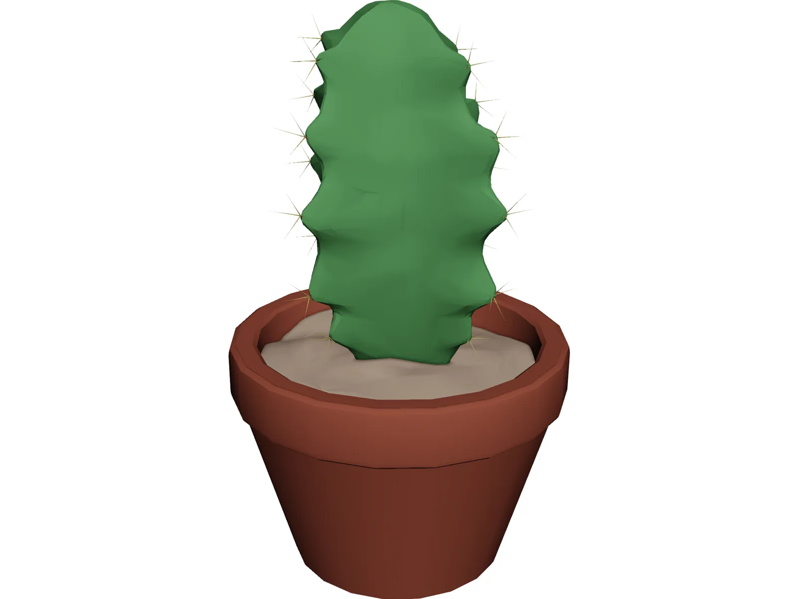 Cactus 3D Model main preview