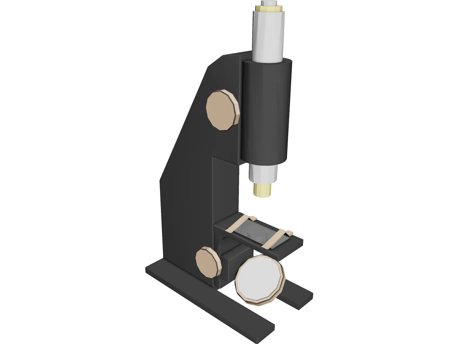 Microscope 3D Model main preview