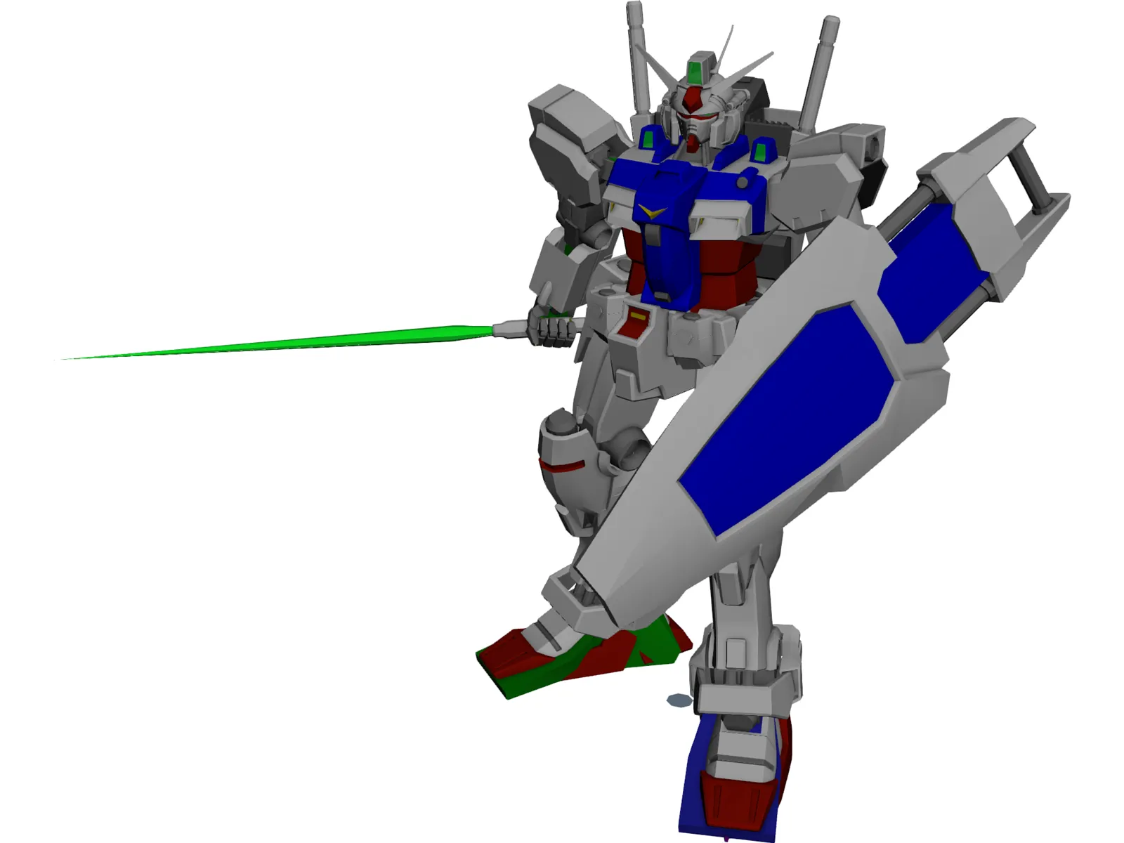 Gundum 3D Model main preview