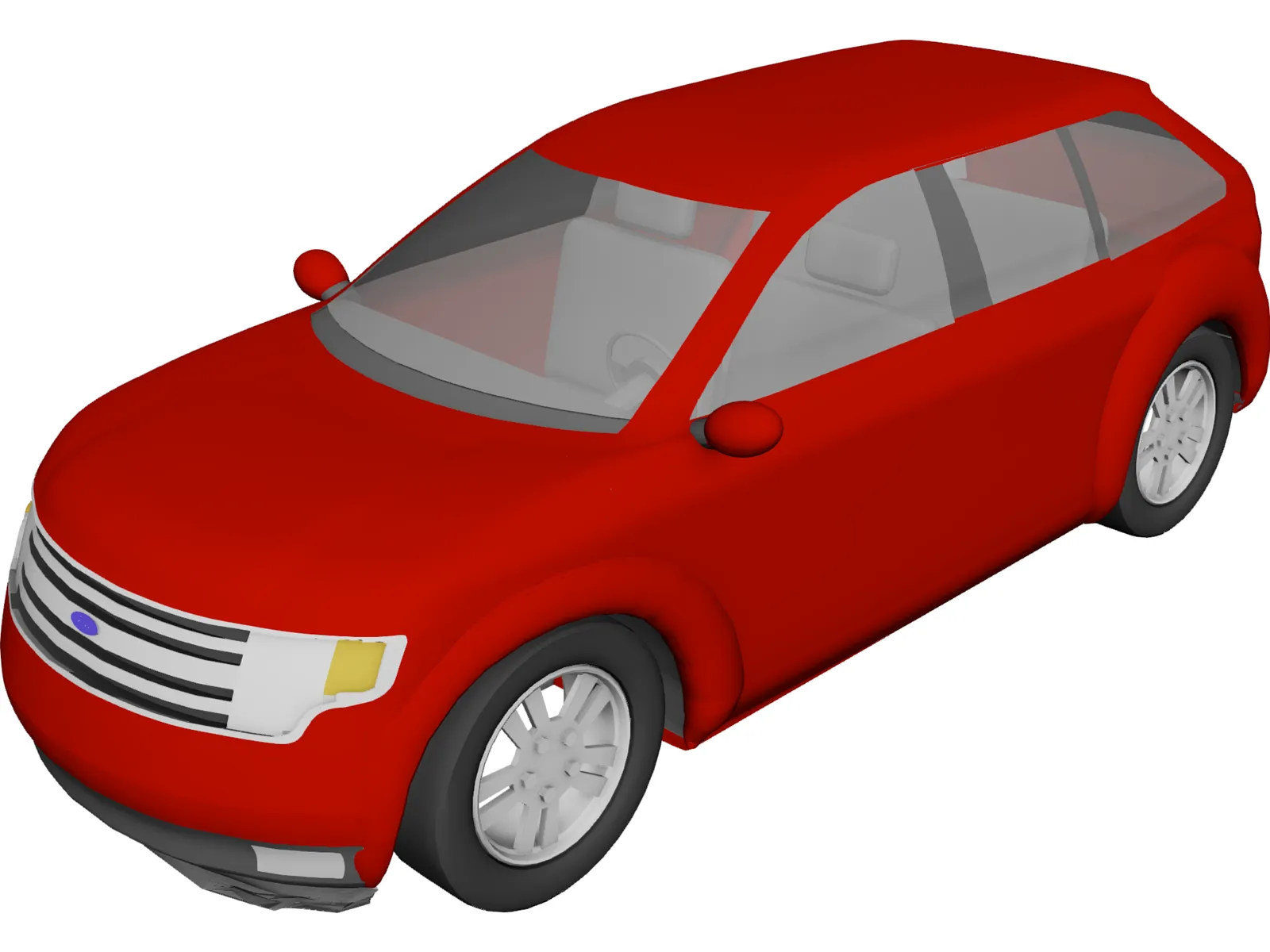 Ford Edge (2007) 3D Model main preview
