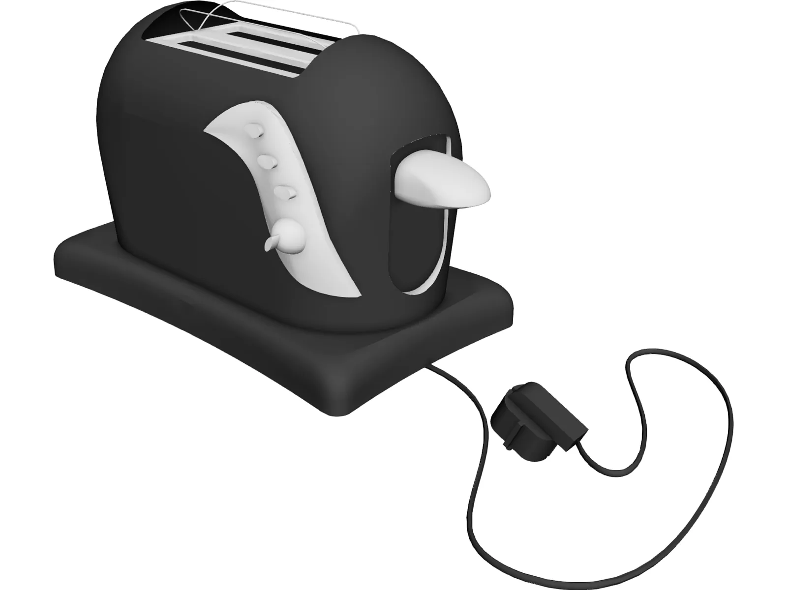 Toaster 3D Model main preview