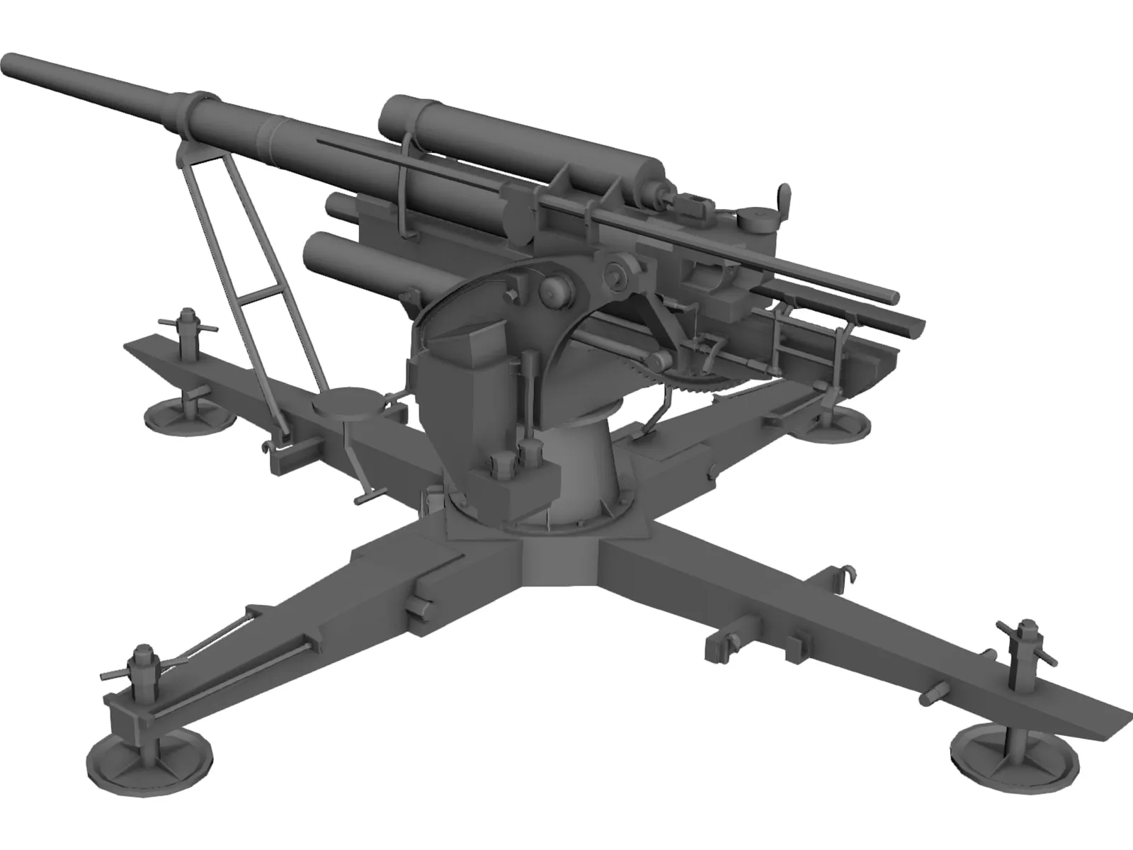 Flack 88 3D Model main preview