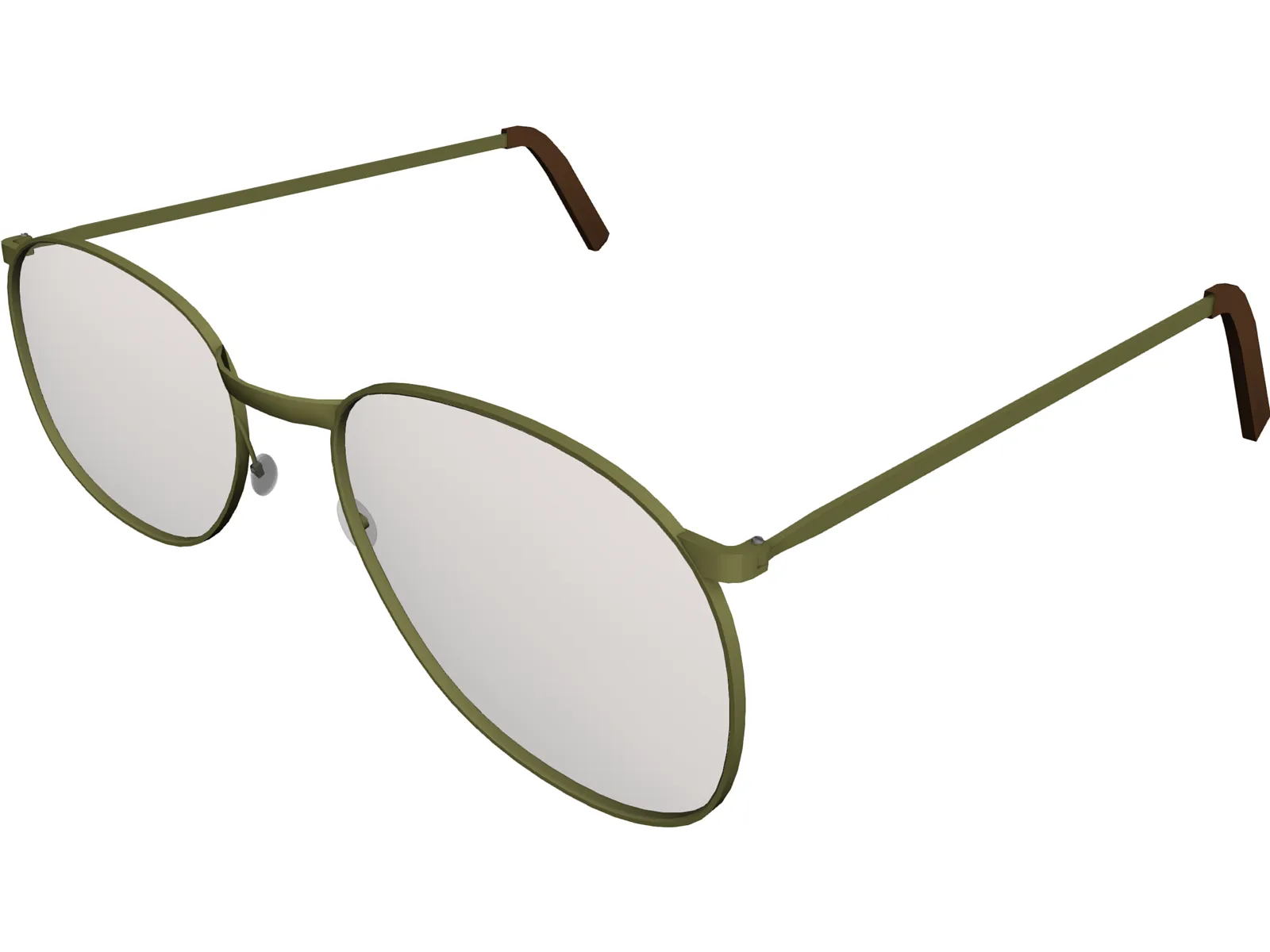 Glasses 3D Model main preview