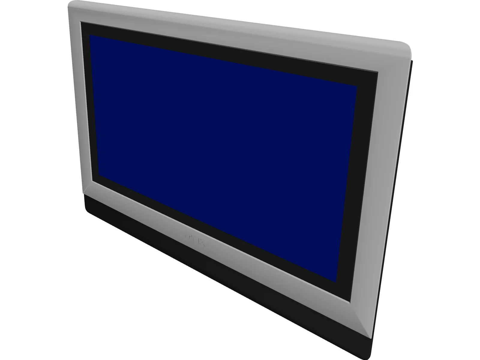 Philips Plasma TV 3D Model main preview