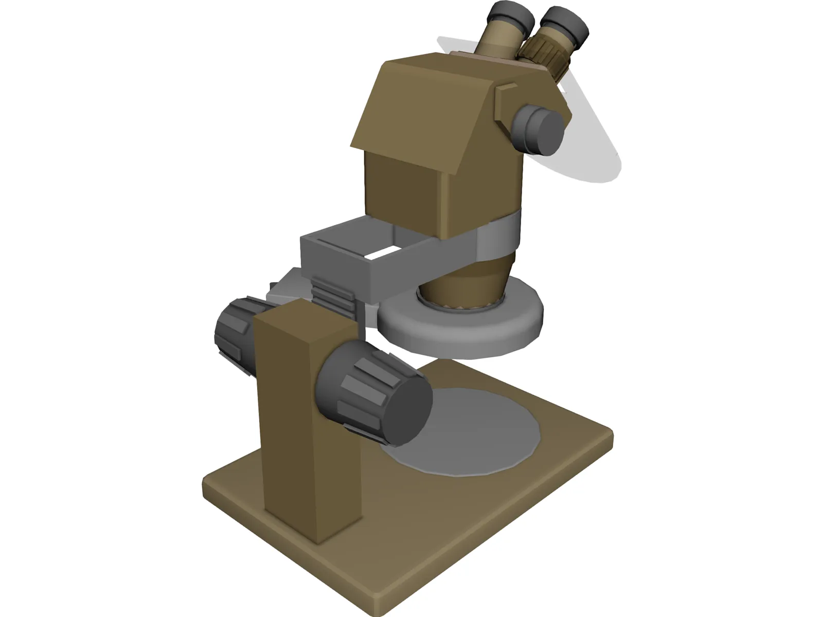 Single Dioptor Stereo Mcroscope 3D Model main preview