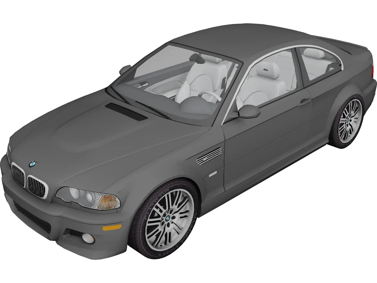 BMW M3 3D Model main preview