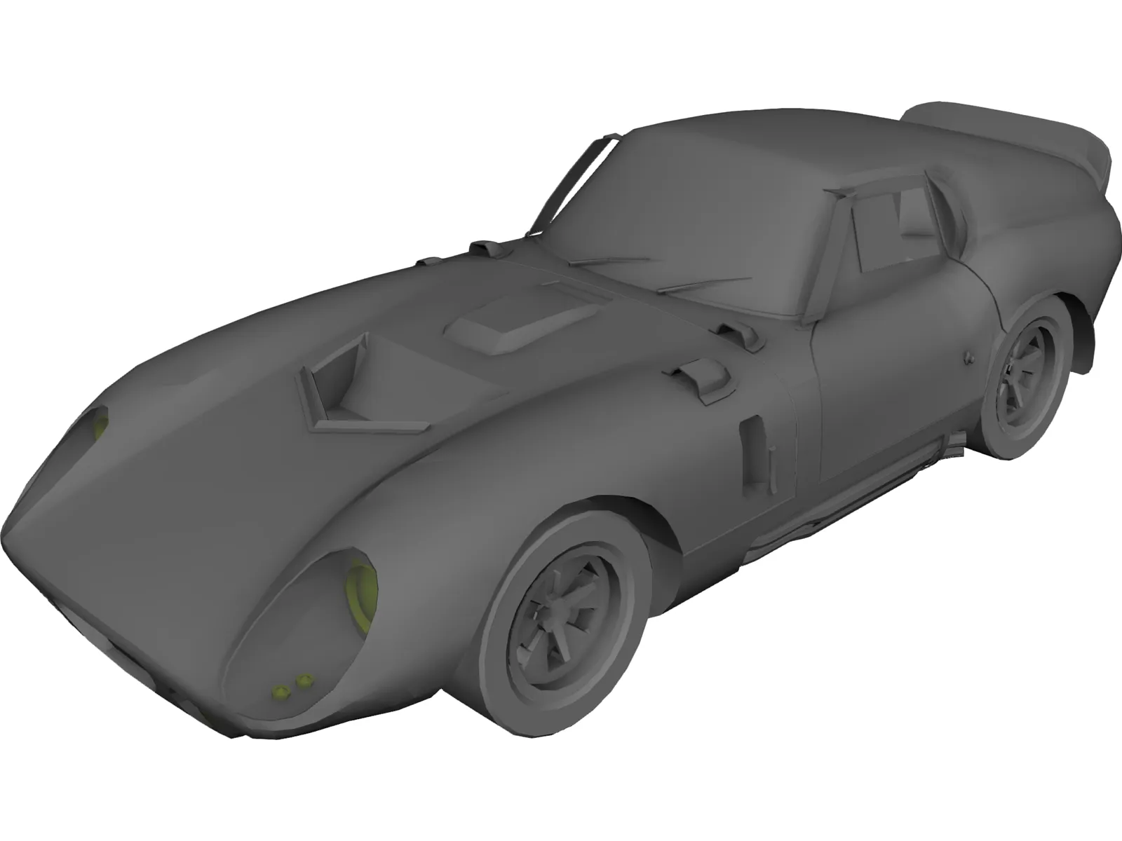 Cobra Schelby Daytona 3D Model main preview