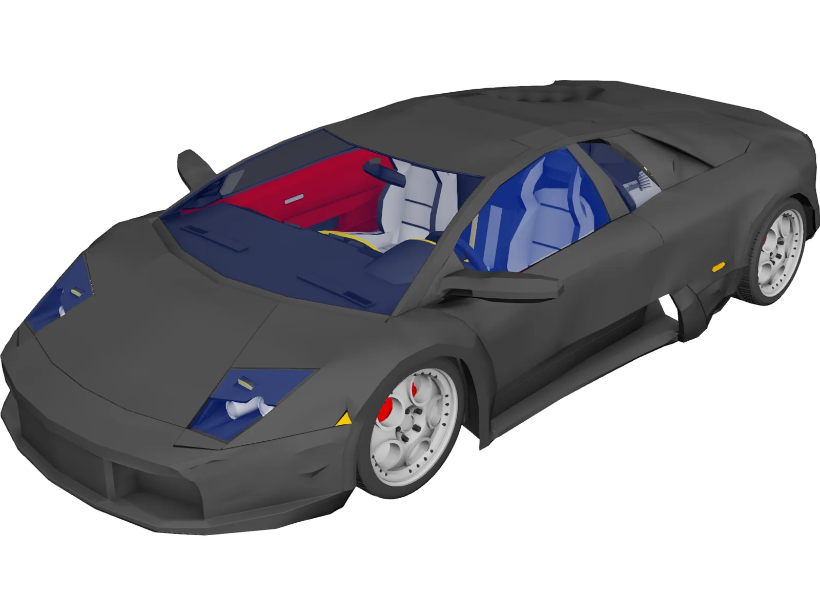 Lamborghini Murcielago 3D Model main preview