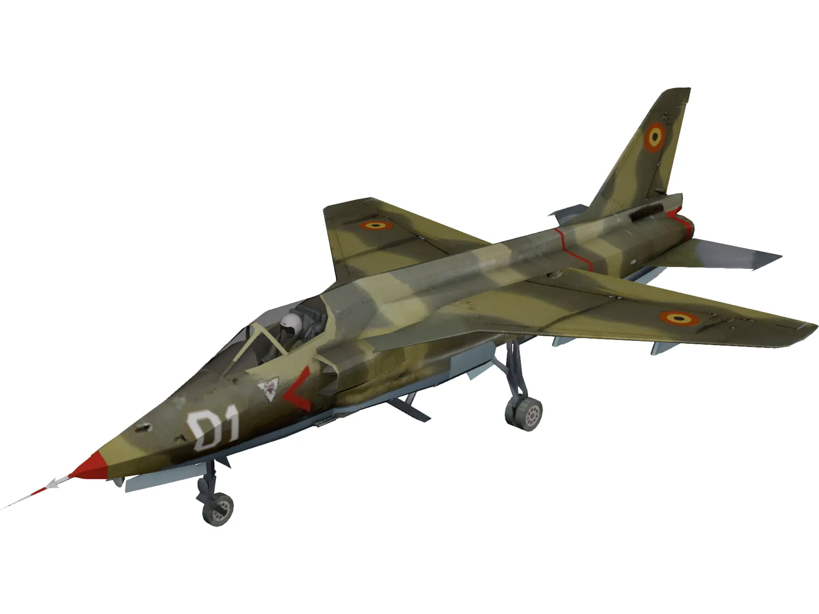 IAR-93 Vultur 3D Model main preview