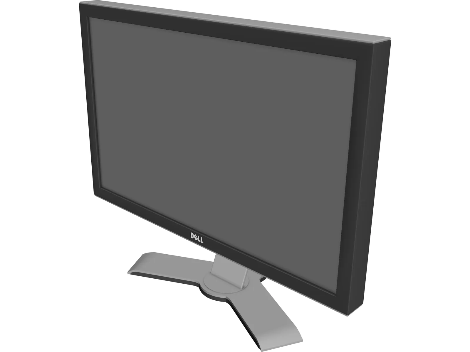 Dell LCD Screen 3D Model main preview