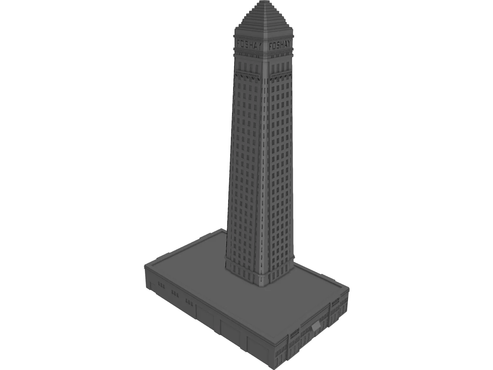 Foshay Tower, Minneapolis 3D Model main preview