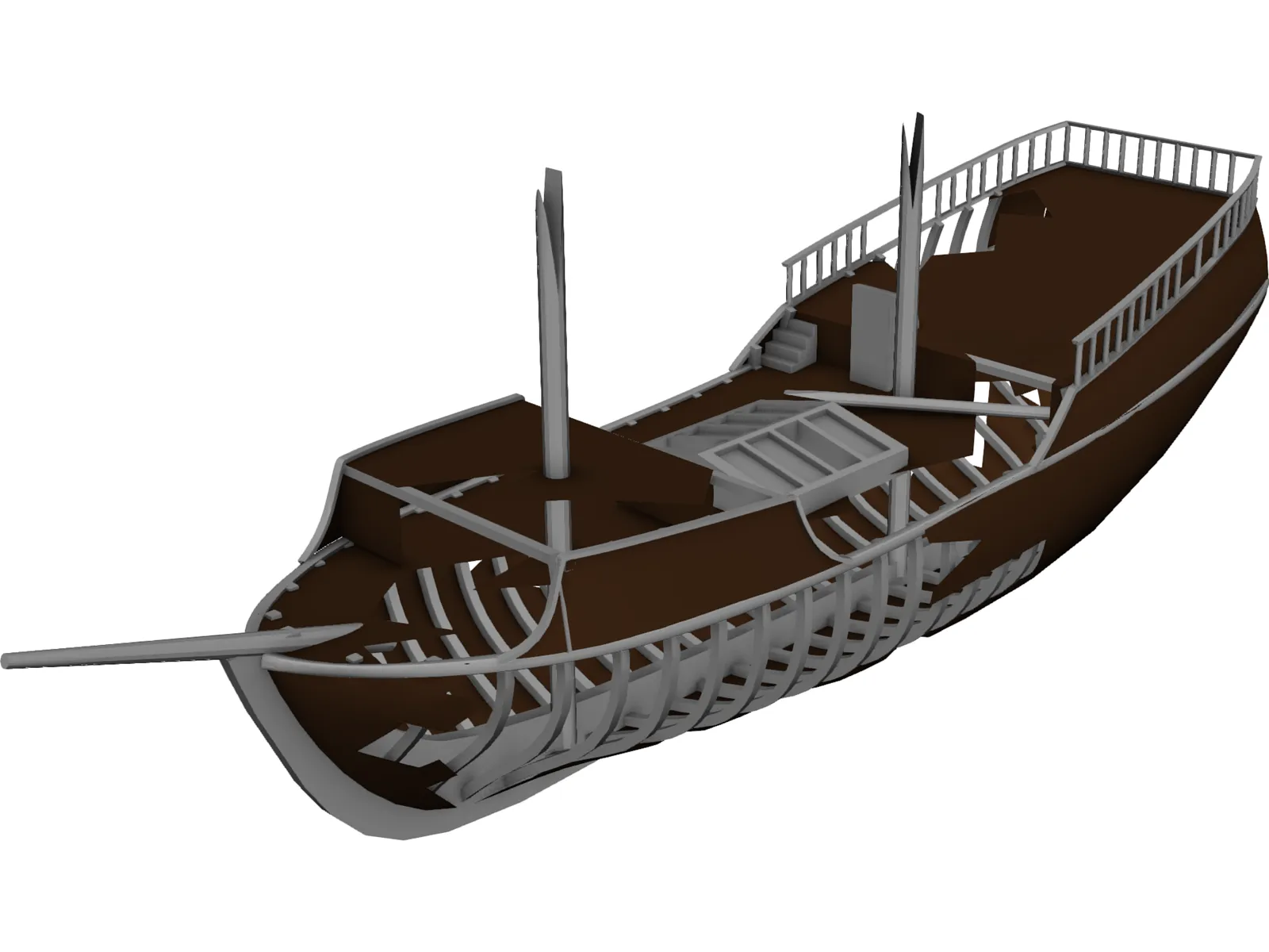 Shipwreck 3D Model main preview