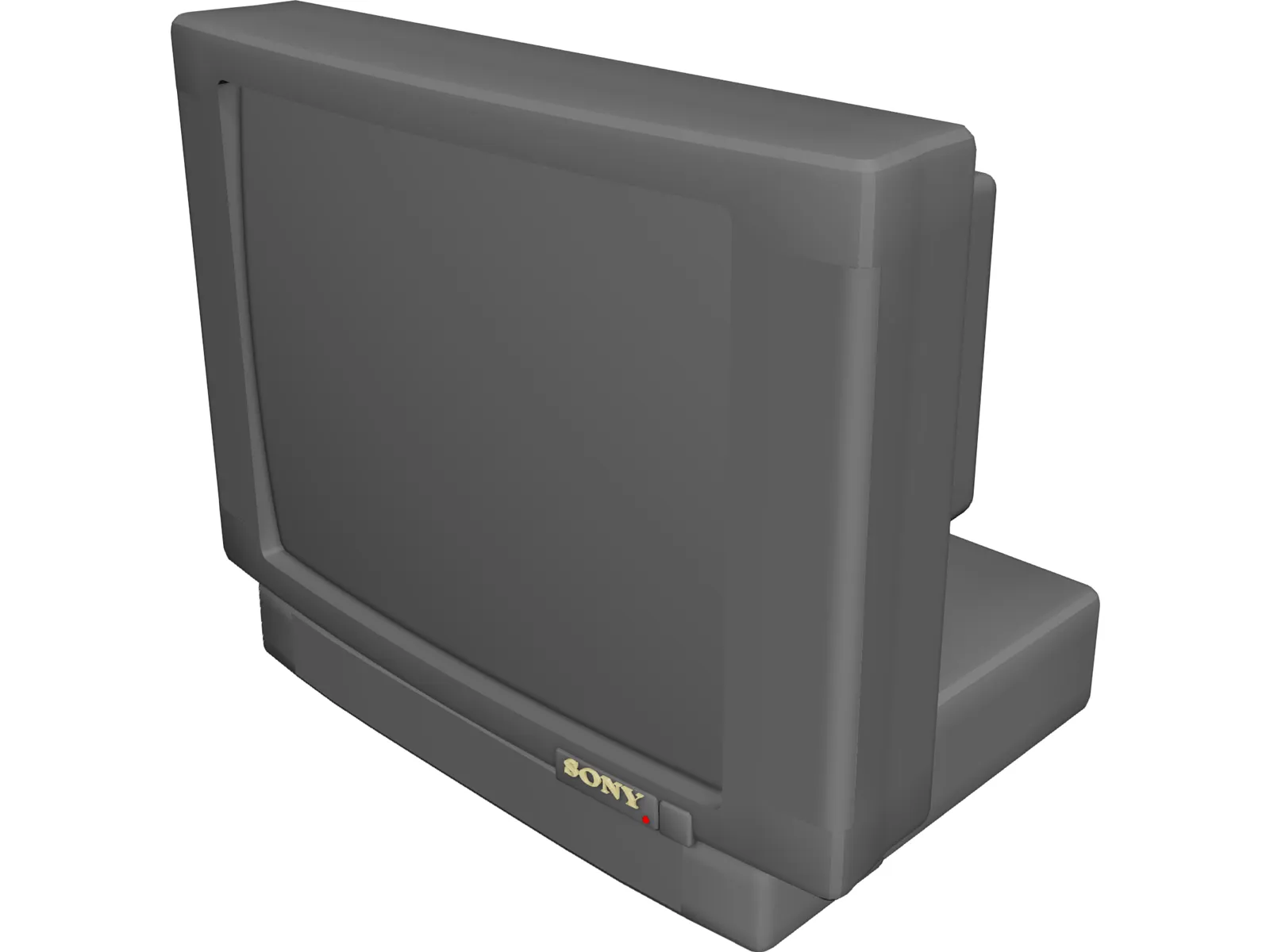 TV Sony 3D Model main preview