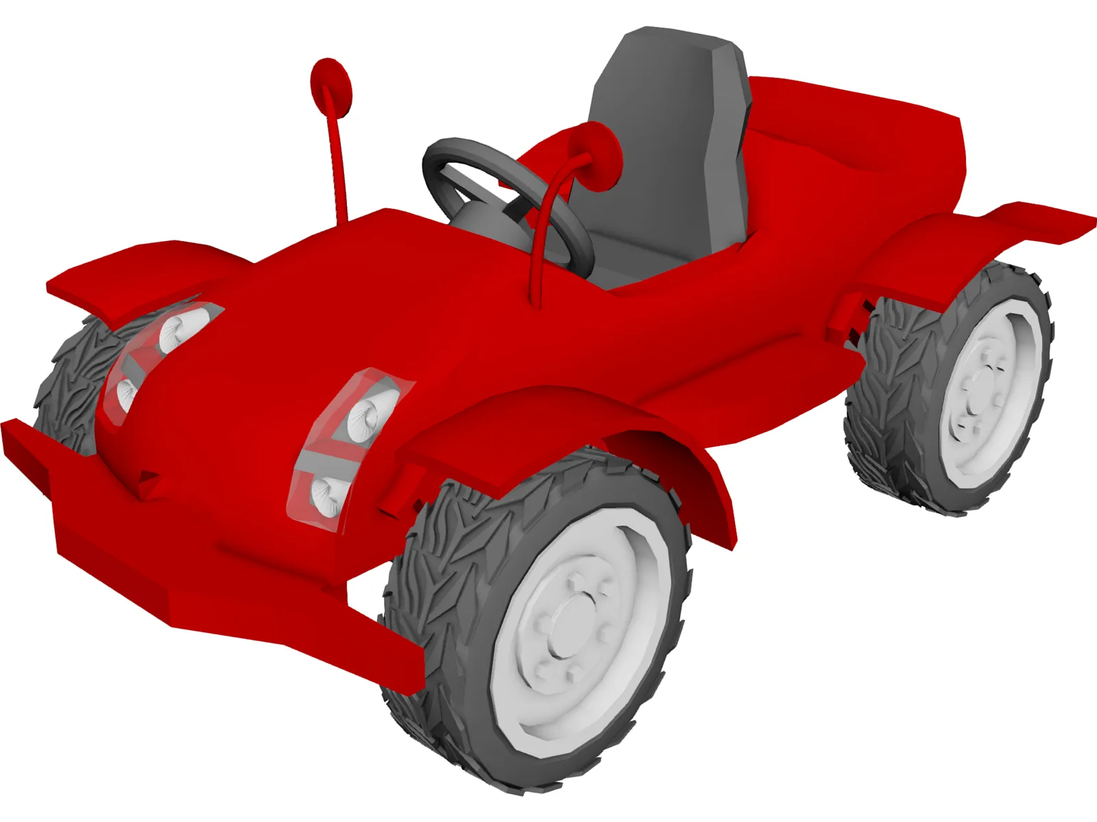 ATV 3D Model main preview