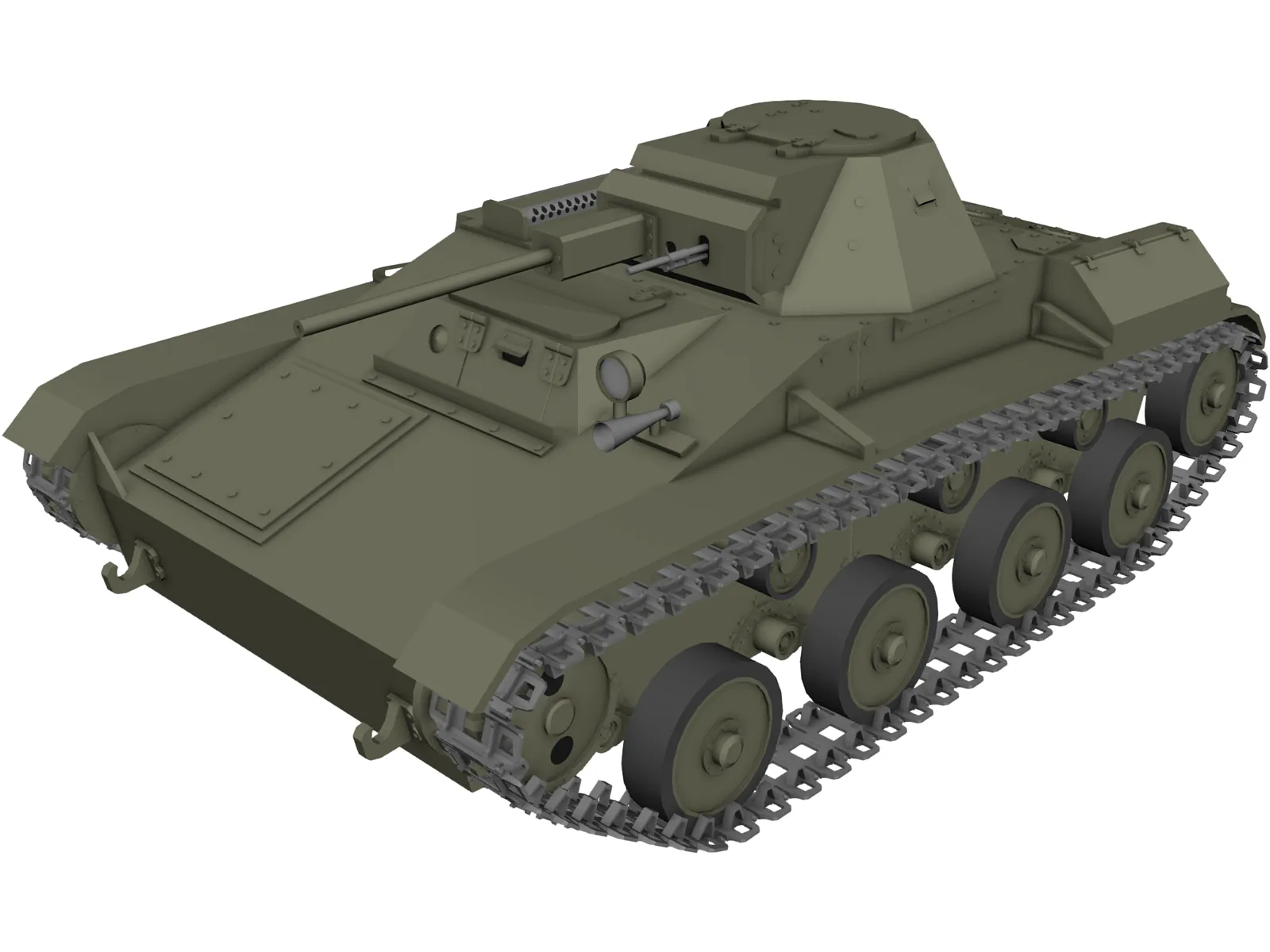 T-60 3D Model main preview