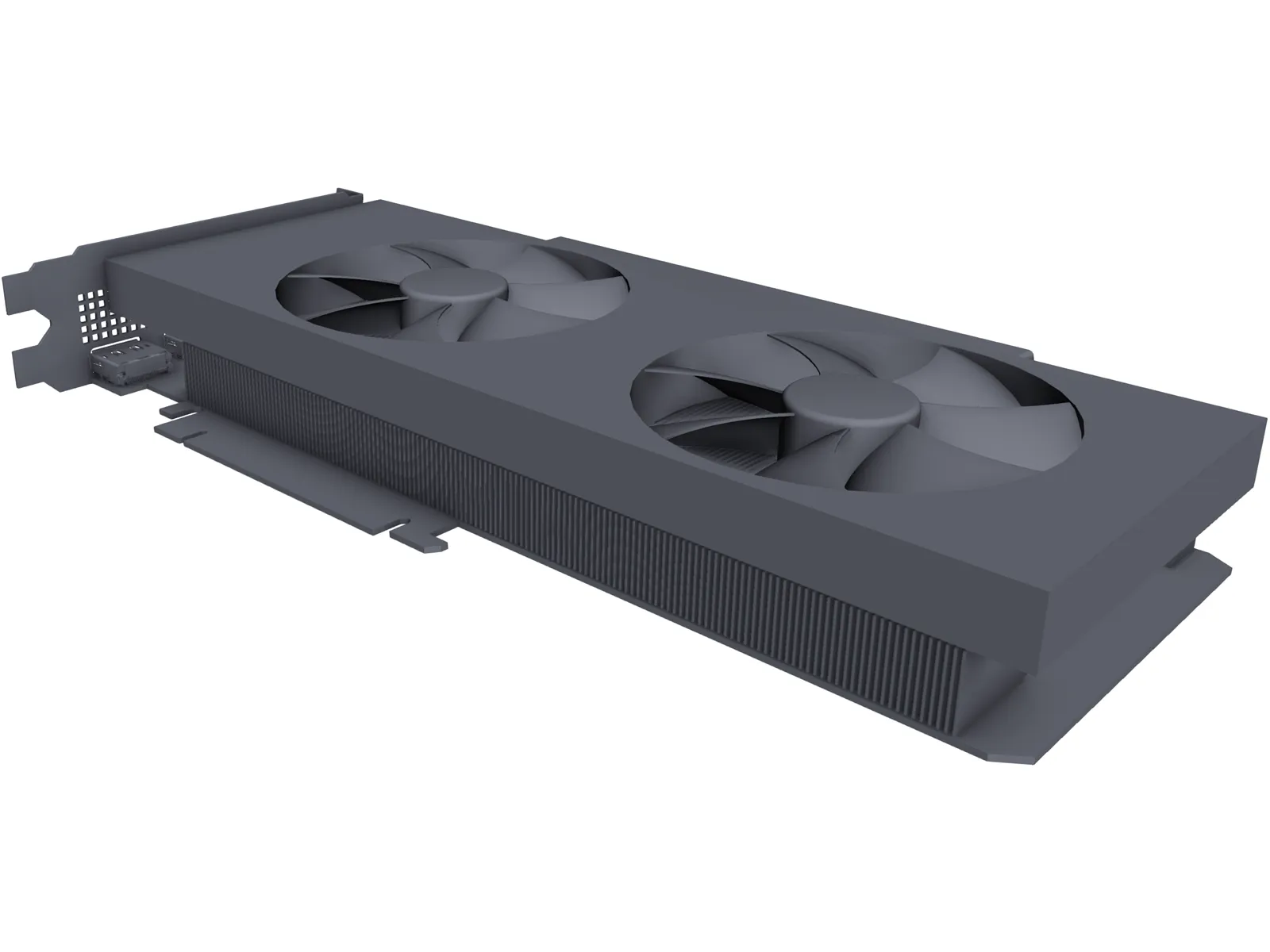 EVGA GeForce GTX 1070 Black Edition 3D Model main preview