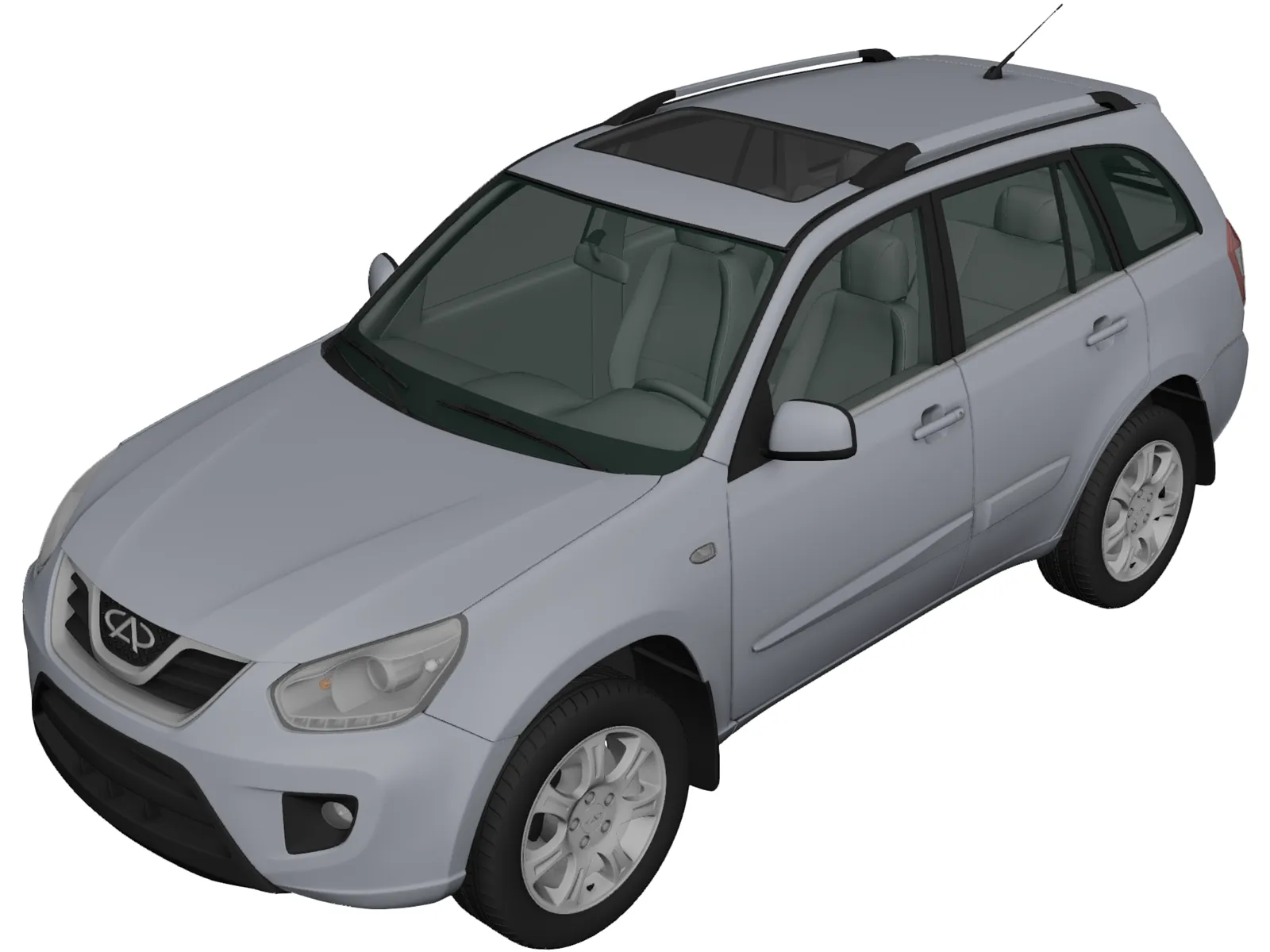 Chery Tiggo (2010) 3D Model main preview