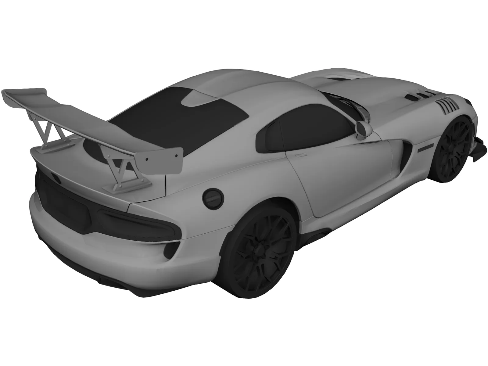 Dodge Viper ACR (2016) 3D Model main preview