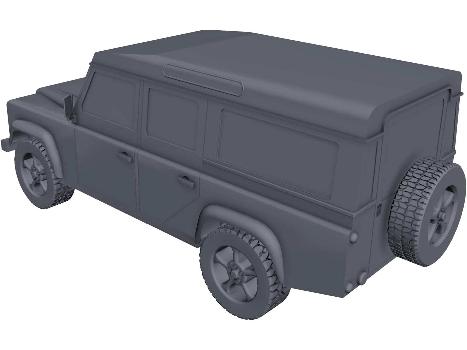 Land Rover Defender 110 3D Model main preview
