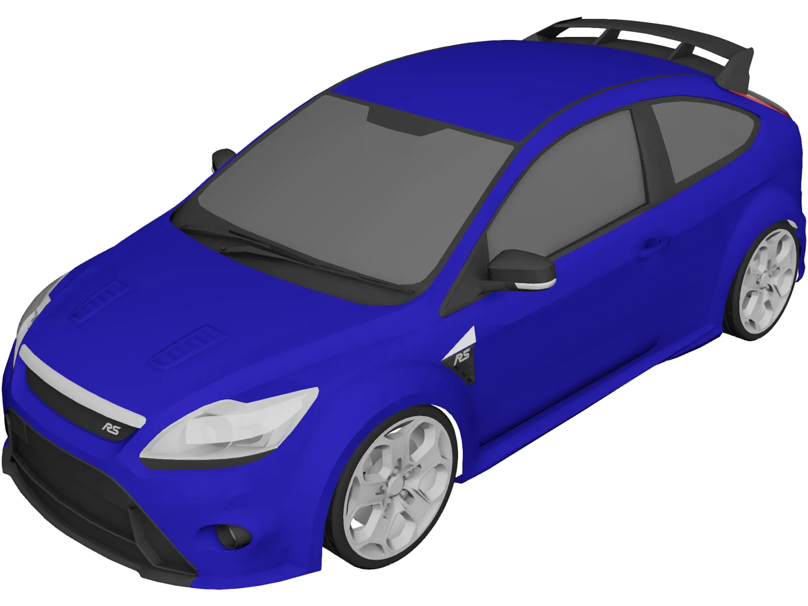 Ford Focus RS 3D Model main preview