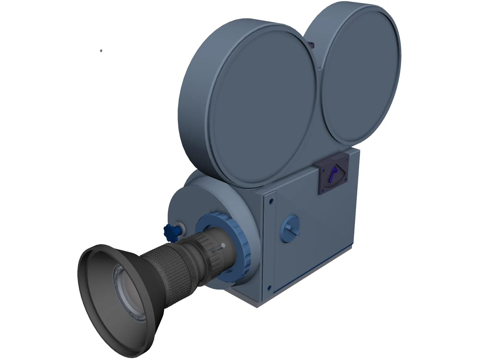 Movie Camera 3D Model main preview
