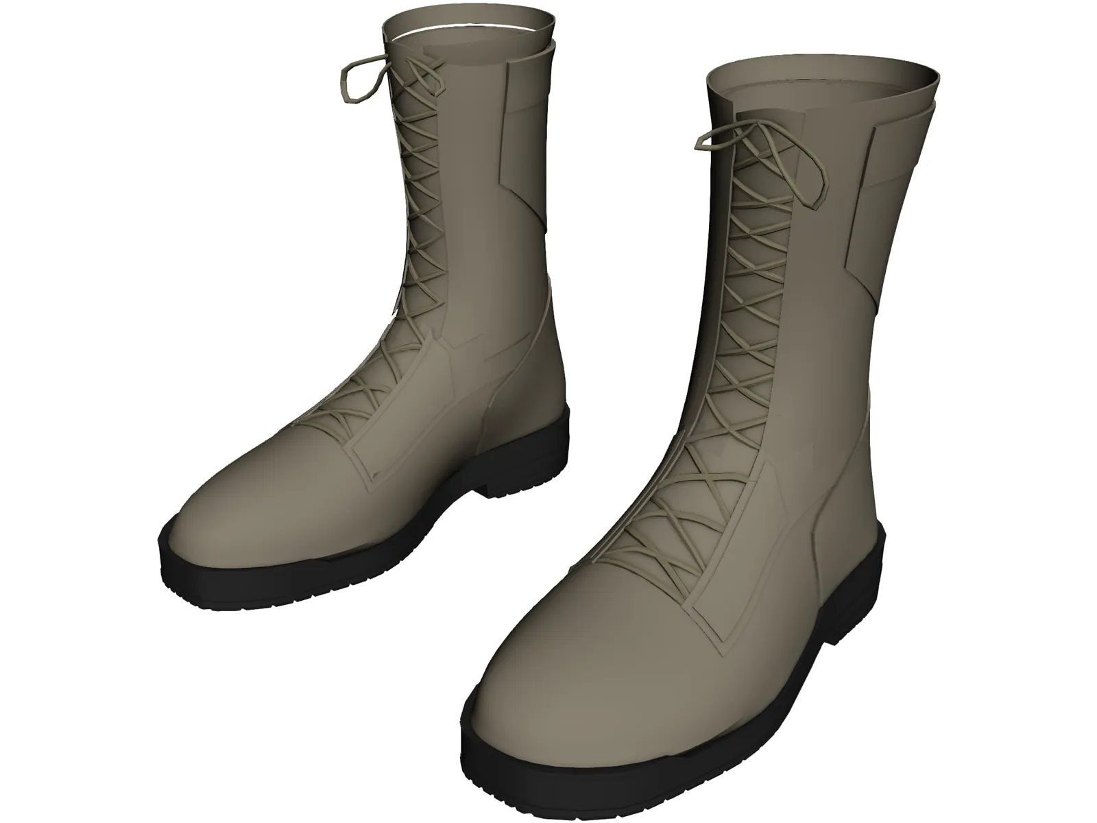 Boots 3D Model main preview