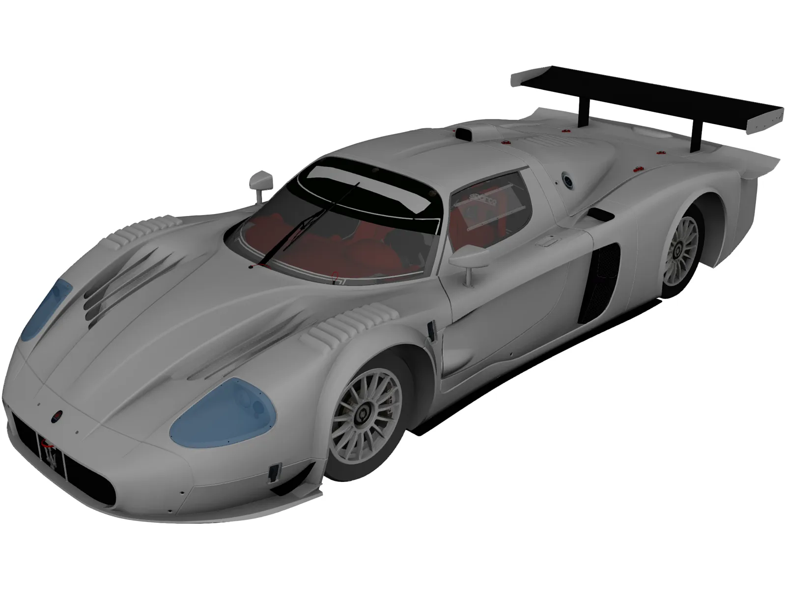Maserati MC12 (2009) 3D Model main preview