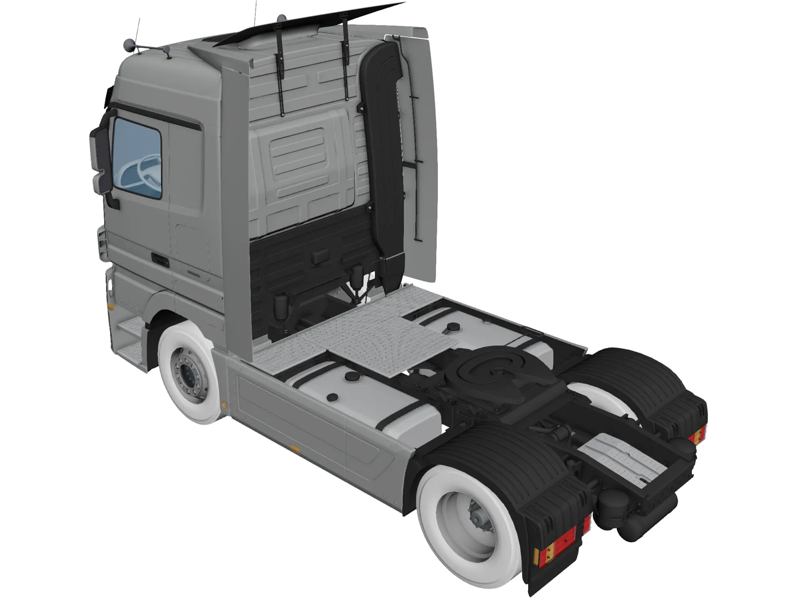 Mercedes-Benz Actros 8144 3D Model main preview